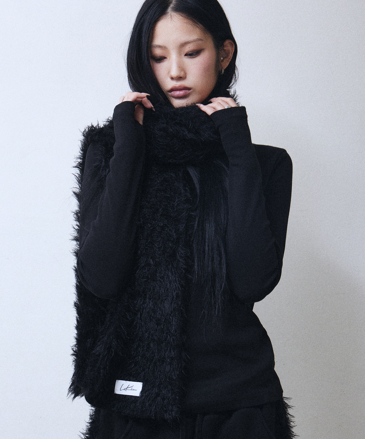 레킴(LEKIM) 퍼 머플러 (3 COLOR)