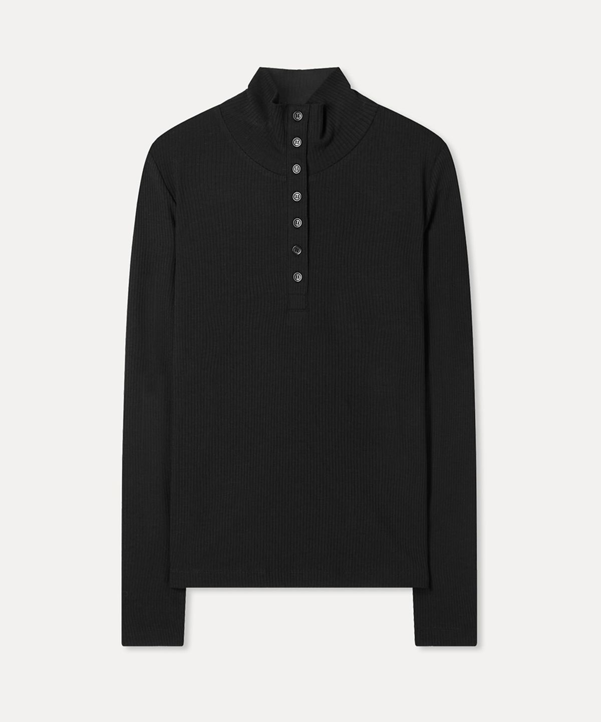 미쏘(MIXXO) 버튼업 목폴라 티셔츠_MIWLWG108A