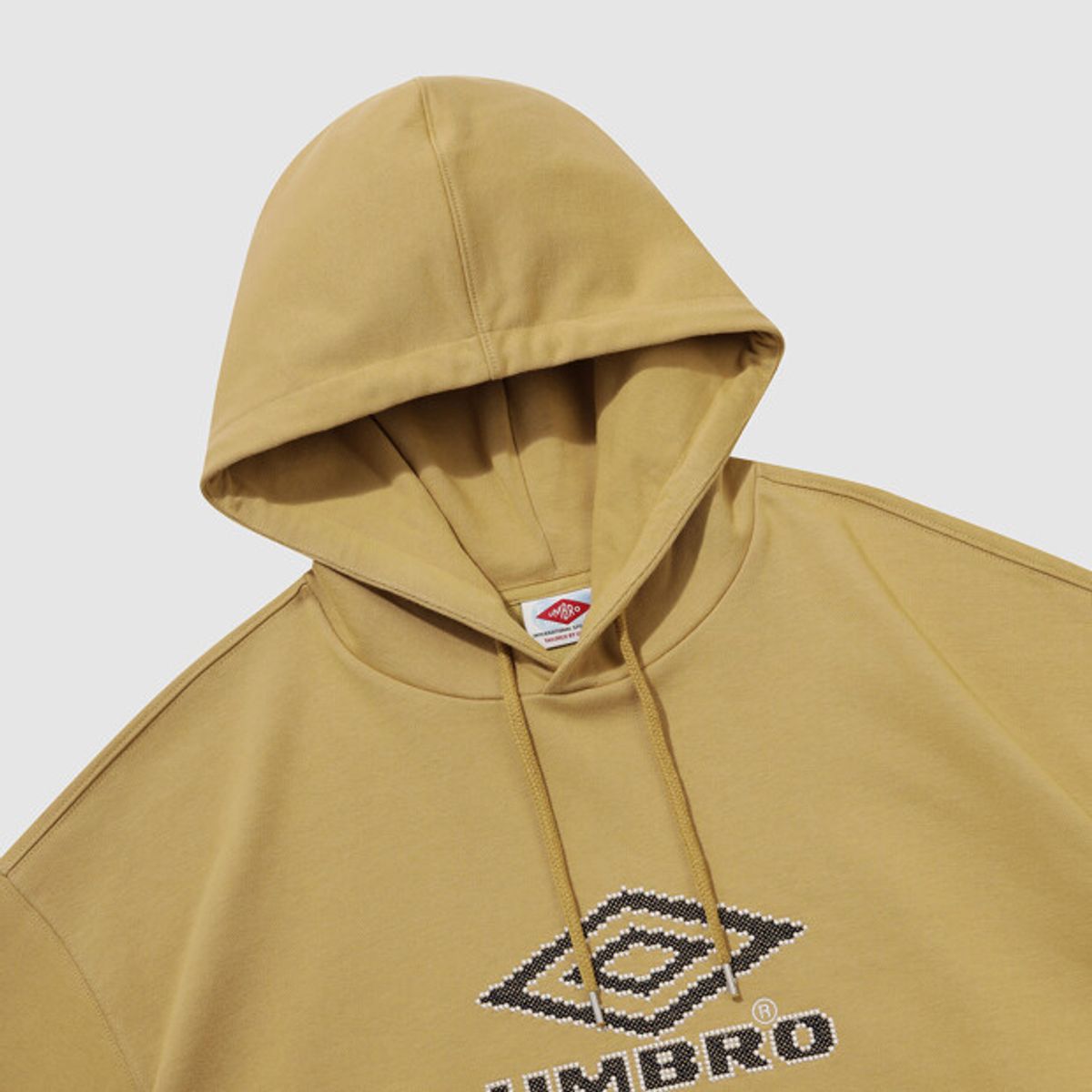 엄브로(UMBRO) HBL 브릿 캐주얼 크래프트 후드 티셔츠 카멜 UR111CHD22
