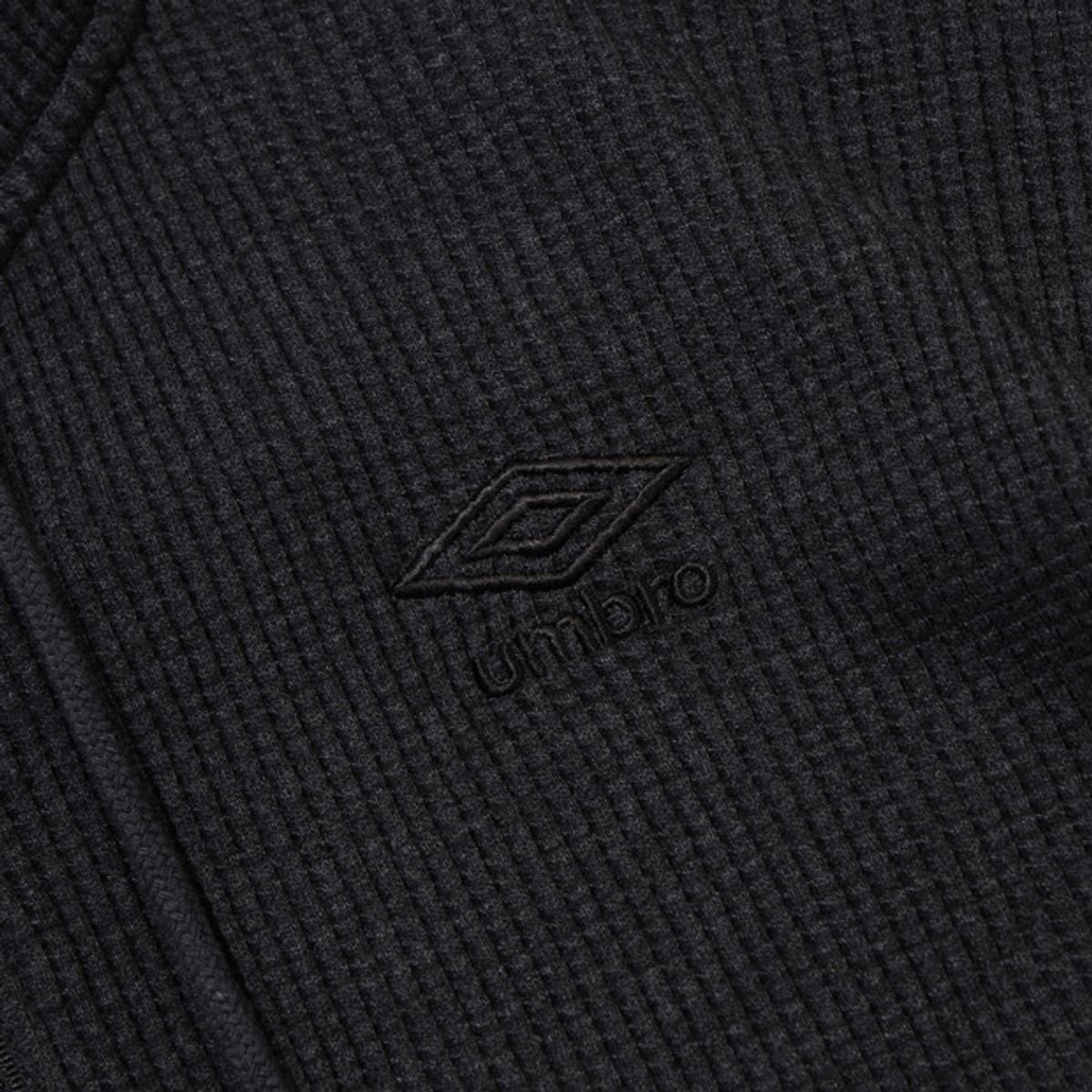 엄브로(UMBRO) 와플 다잉 후드집업자켓 블랙 UR121CFT22
