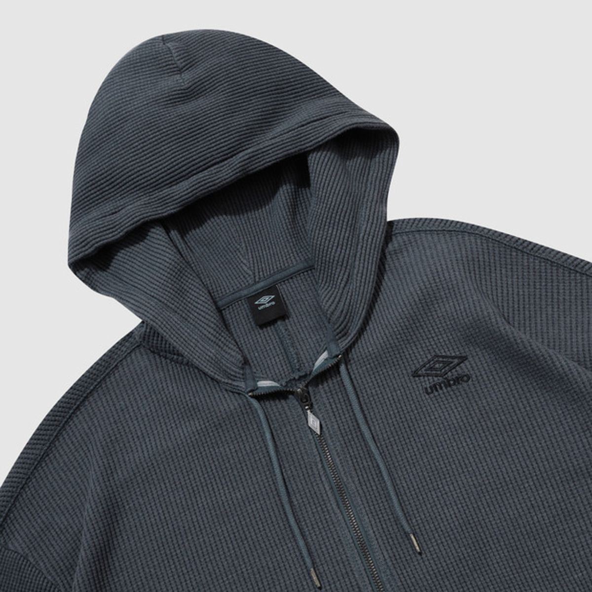 엄브로(UMBRO) 와플 다잉 후드집업자켓 블루 UR121CFT22