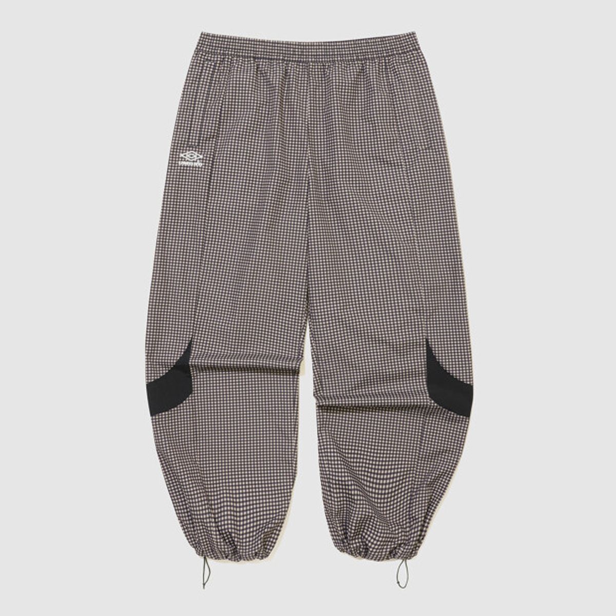 엄브로(UMBRO) HBL 브릿 캐주얼 컬러블록 와이드 조거 2WAY 셋업 팬츠 브라운 UR121CPT24