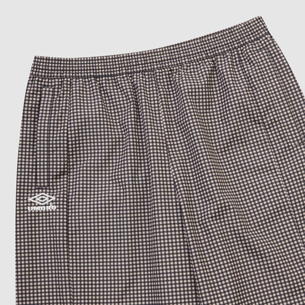 엄브로(UMBRO) HBL 브릿 캐주얼 컬러블록 와이드 조거 2WAY 셋업 팬츠 브라운 UR121CPT24