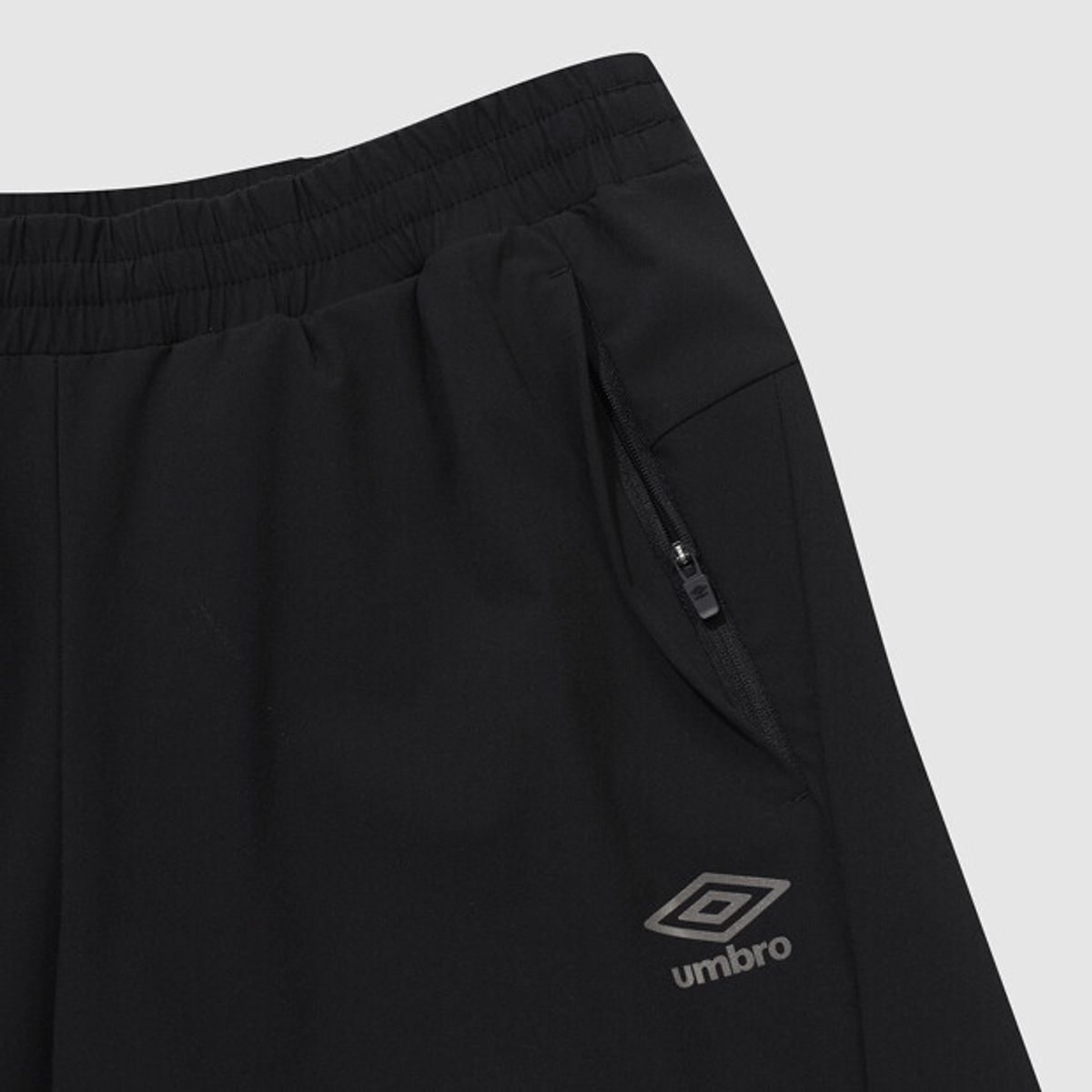 엄브로(UMBRO) [COOLING] 올라운드 쿨링 트리코트 4부 반바지 블랙 UR121SHP21