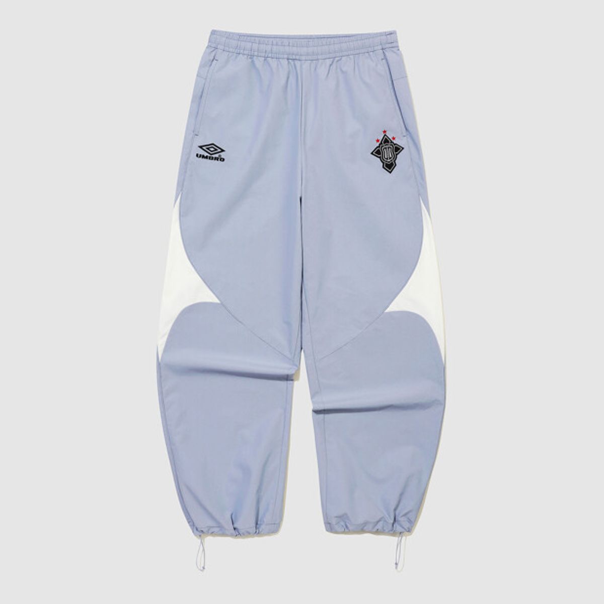 엄브로(UMBRO) HBL 네오 브릿 컬러블록 와이드 조거 2WAY 셋업 팬츠 스카이블루 UR123CPT22