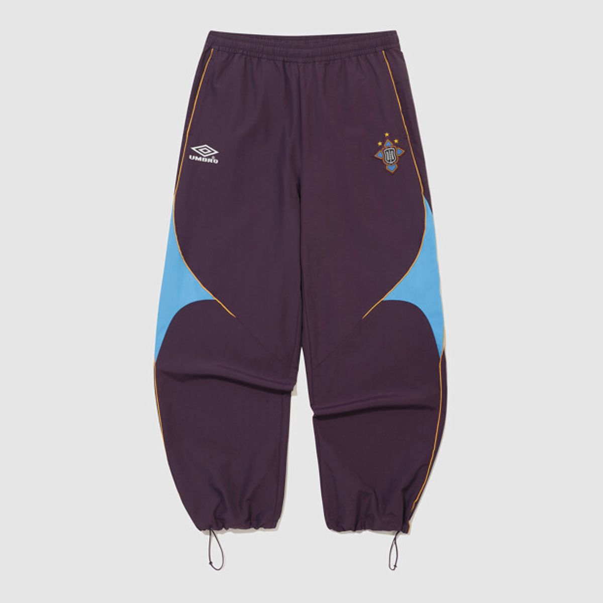 엄브로(UMBRO) HBL 네오 브릿 컬러블록 와이드 조거 2WAY 셋업 팬츠 퍼플 UR123CPT22
