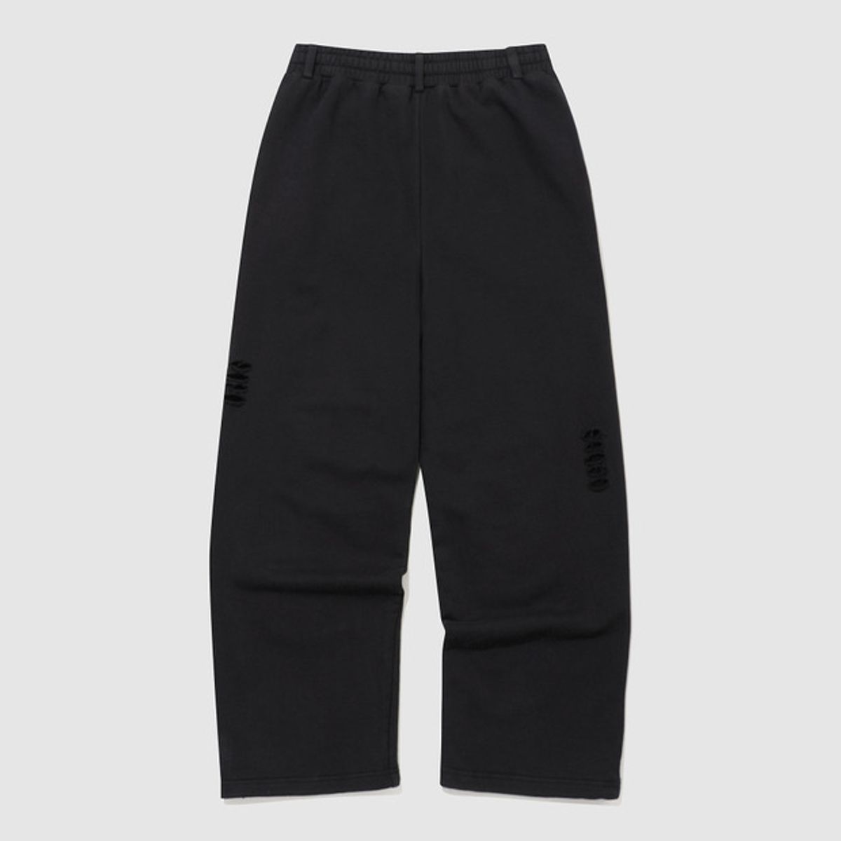 엄브로(UMBRO) 우먼스 데미지 스웨트 팬츠 블랙 UR122CFP13