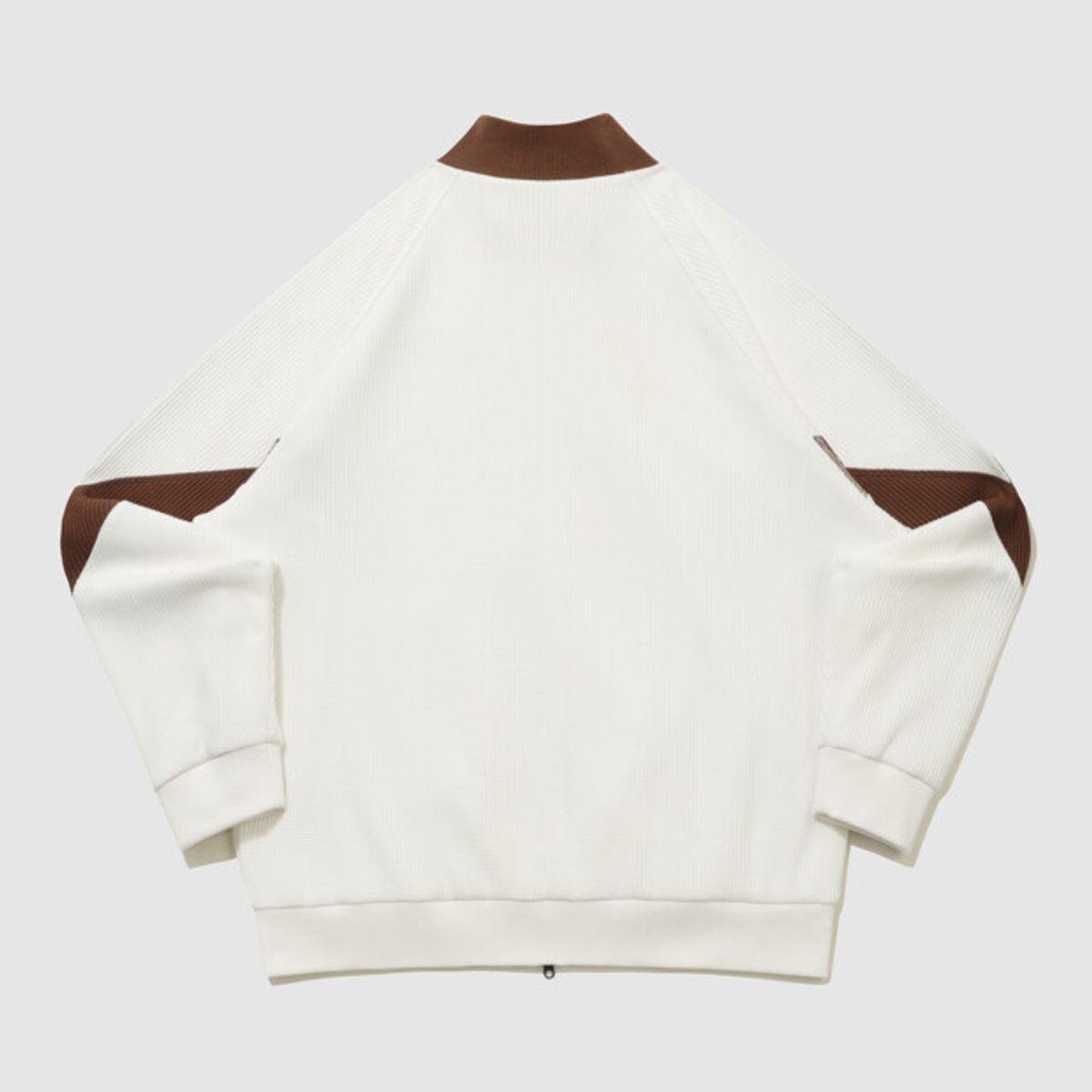 엄브로(UMBRO) 컬러블럭 와플 트랙 자켓 아이보리 UR124CFT11