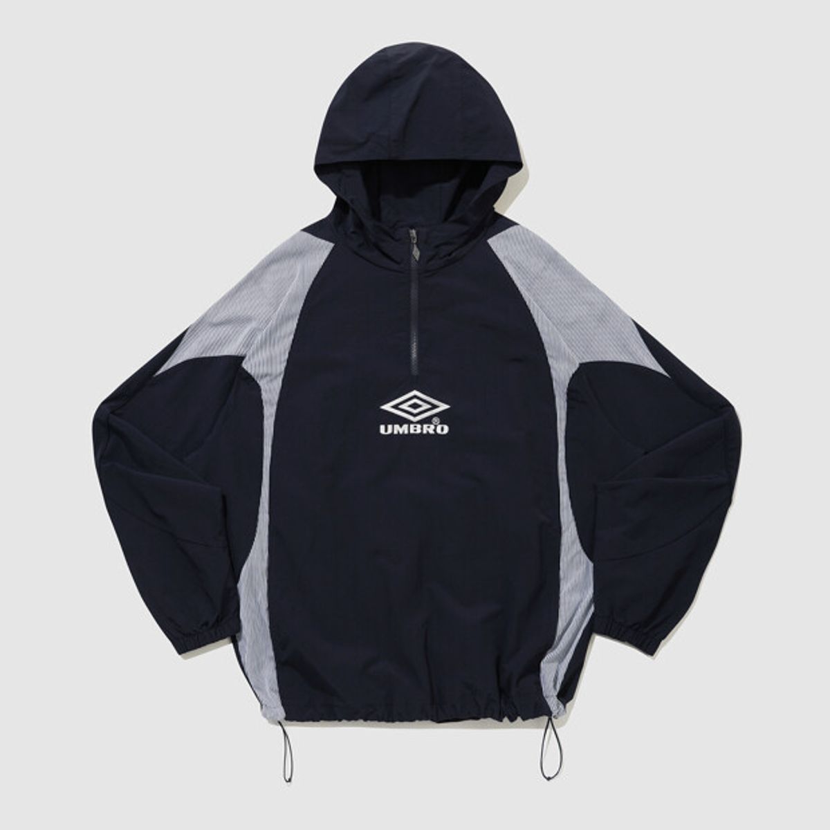 엄브로(UMBRO) HBL 네오 브릿 컬러블록 후드 아노락 네이비 UR124CWT23