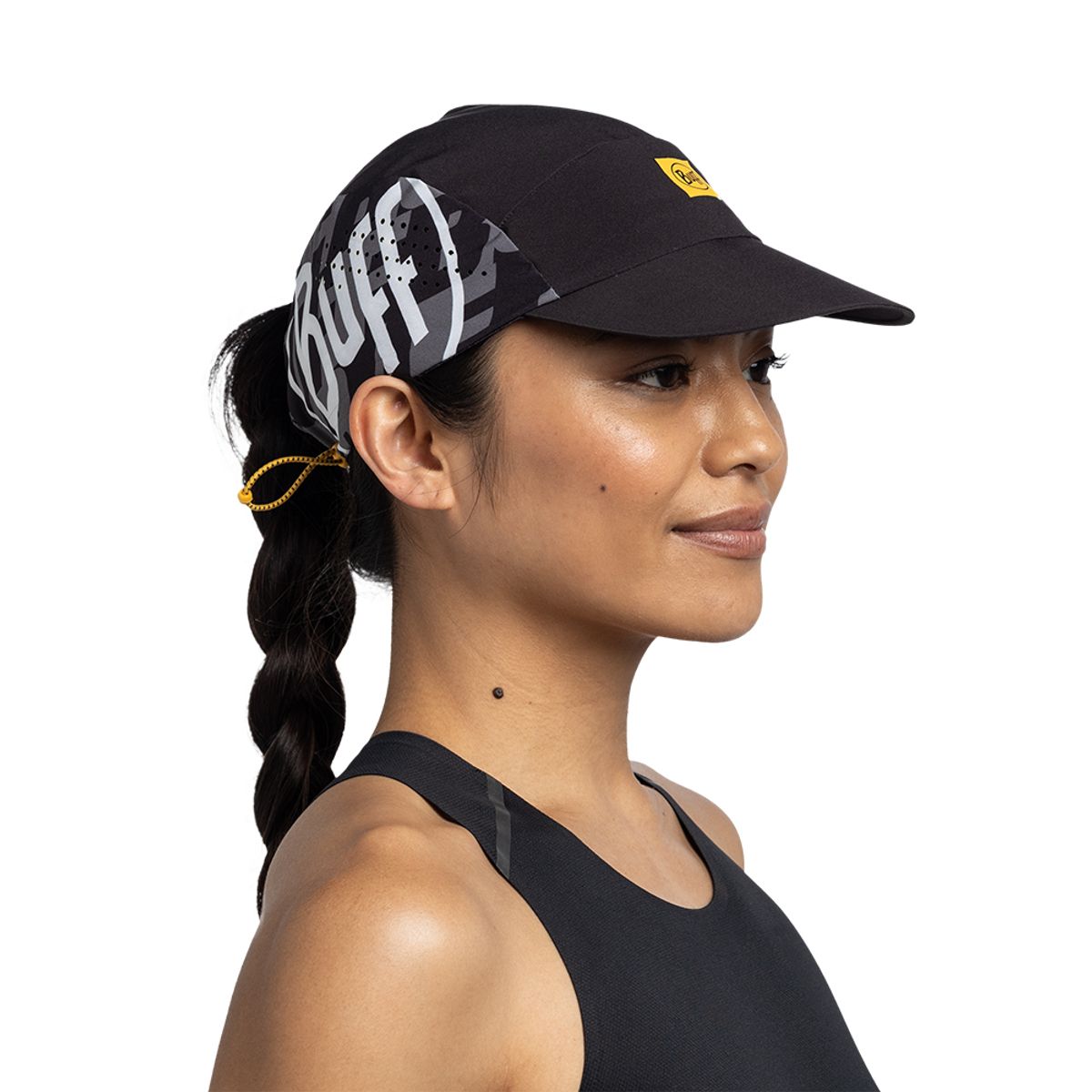 버프(BUFF) 팩 스피드 캡 LOGO BLACK