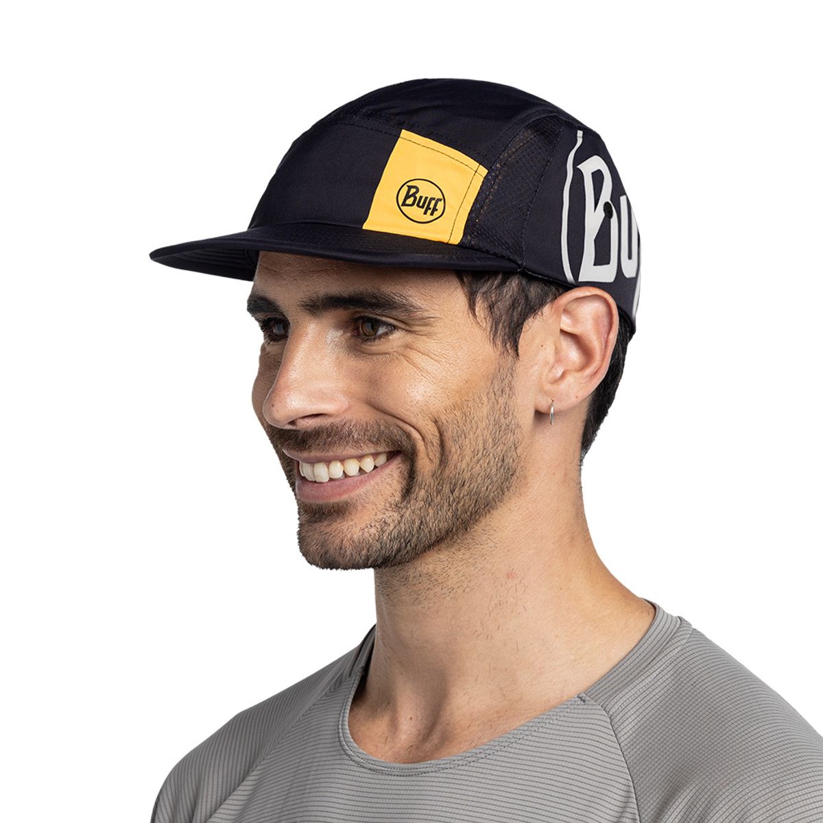 버프(BUFF) 5판넬 고 캡 DOUBLE LOGO BLACK