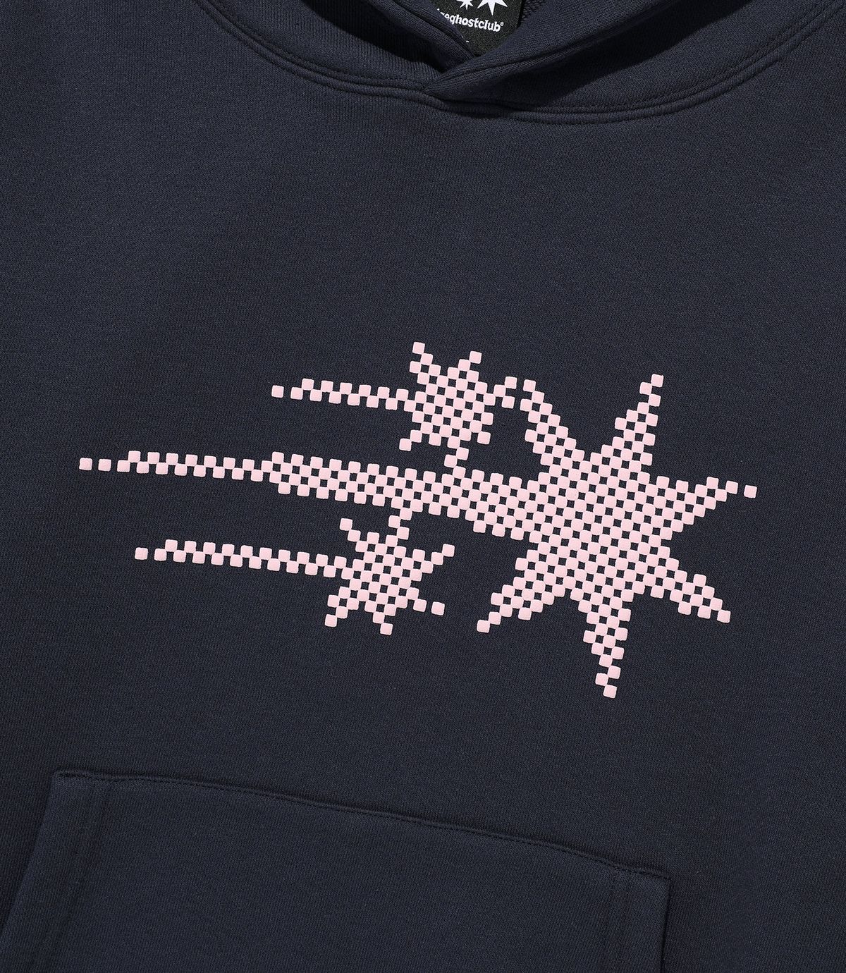 나이스고스트클럽(NICEGHOSTCLUB) MOSAIC 3STAR CROP HOODIE_NAVY(NG2GSUM401A)