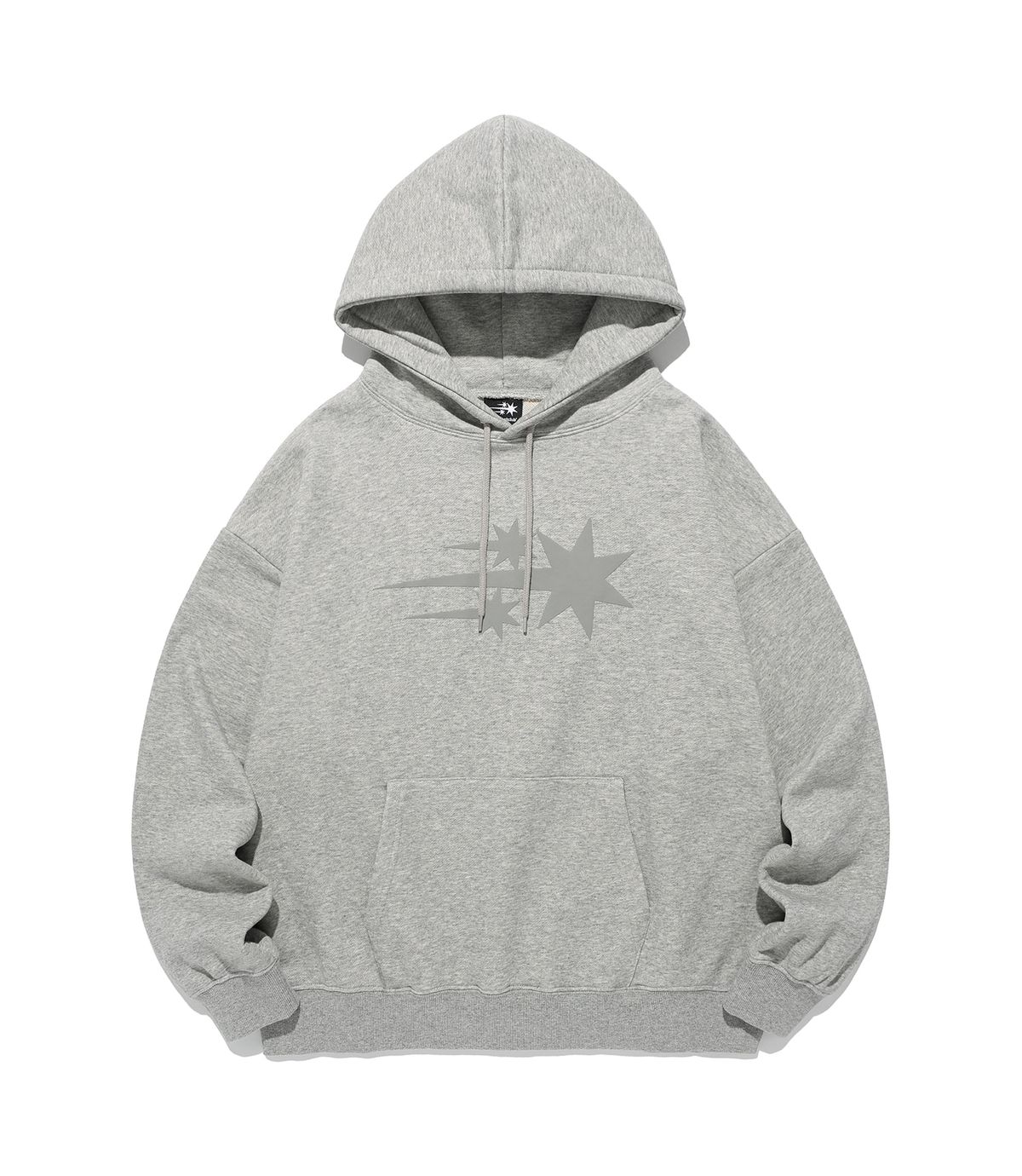 나이스고스트클럽(NICEGHOSTCLUB) 3STAR HOODIE_GREY(NG2GSUM400A)