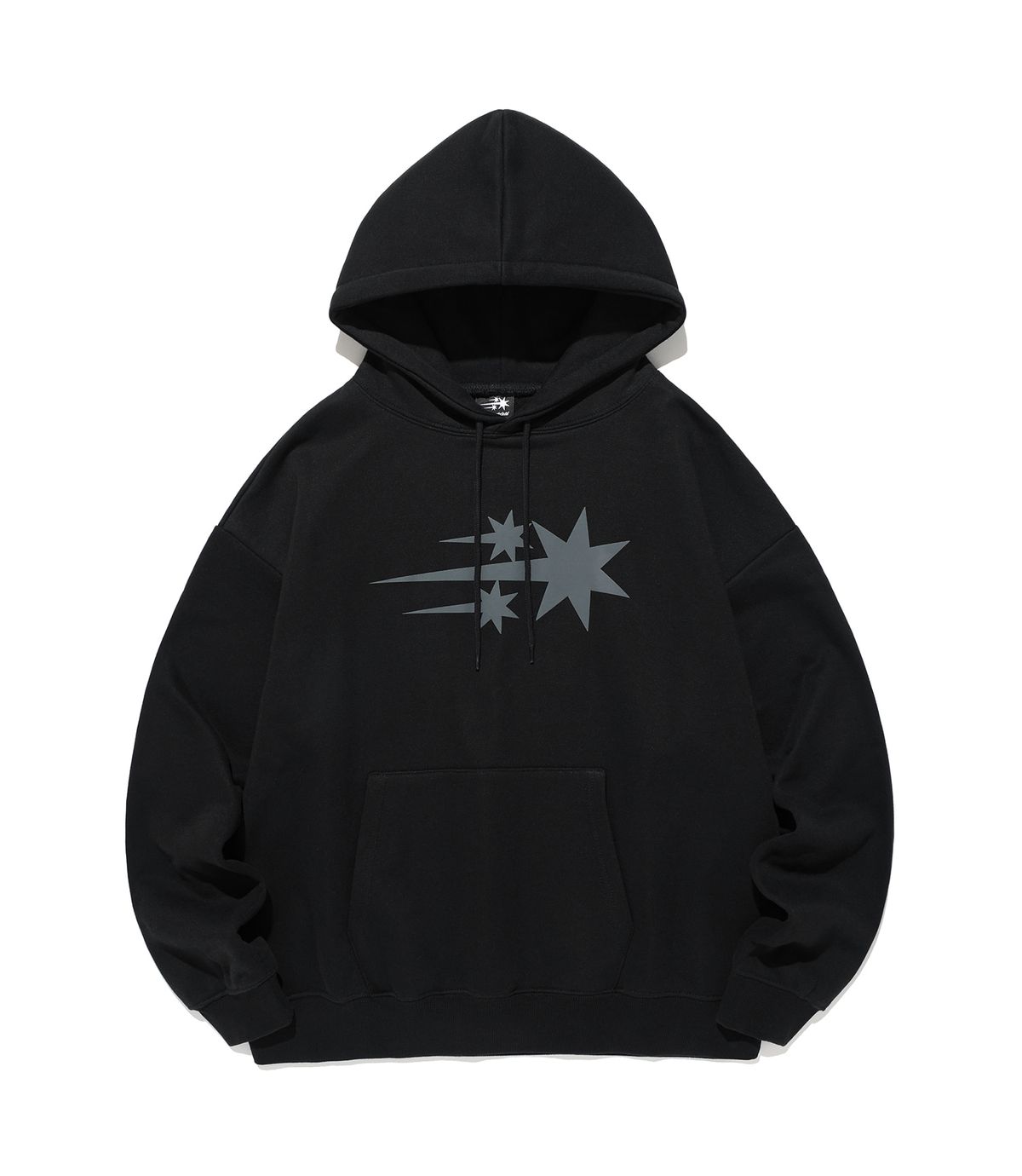 나이스고스트클럽(NICEGHOSTCLUB) 3STAR HOODIE_BLACK(NG2GSUM400A)