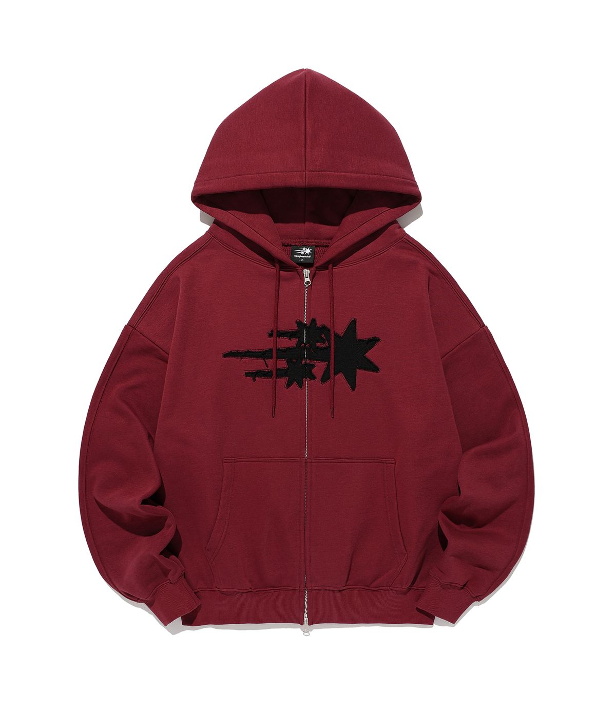 나이스고스트클럽(NICEGHOSTCLUB) 3STAR APPLIQUE HOODIE ZIP UP_3colors(NG2GSUM490A)