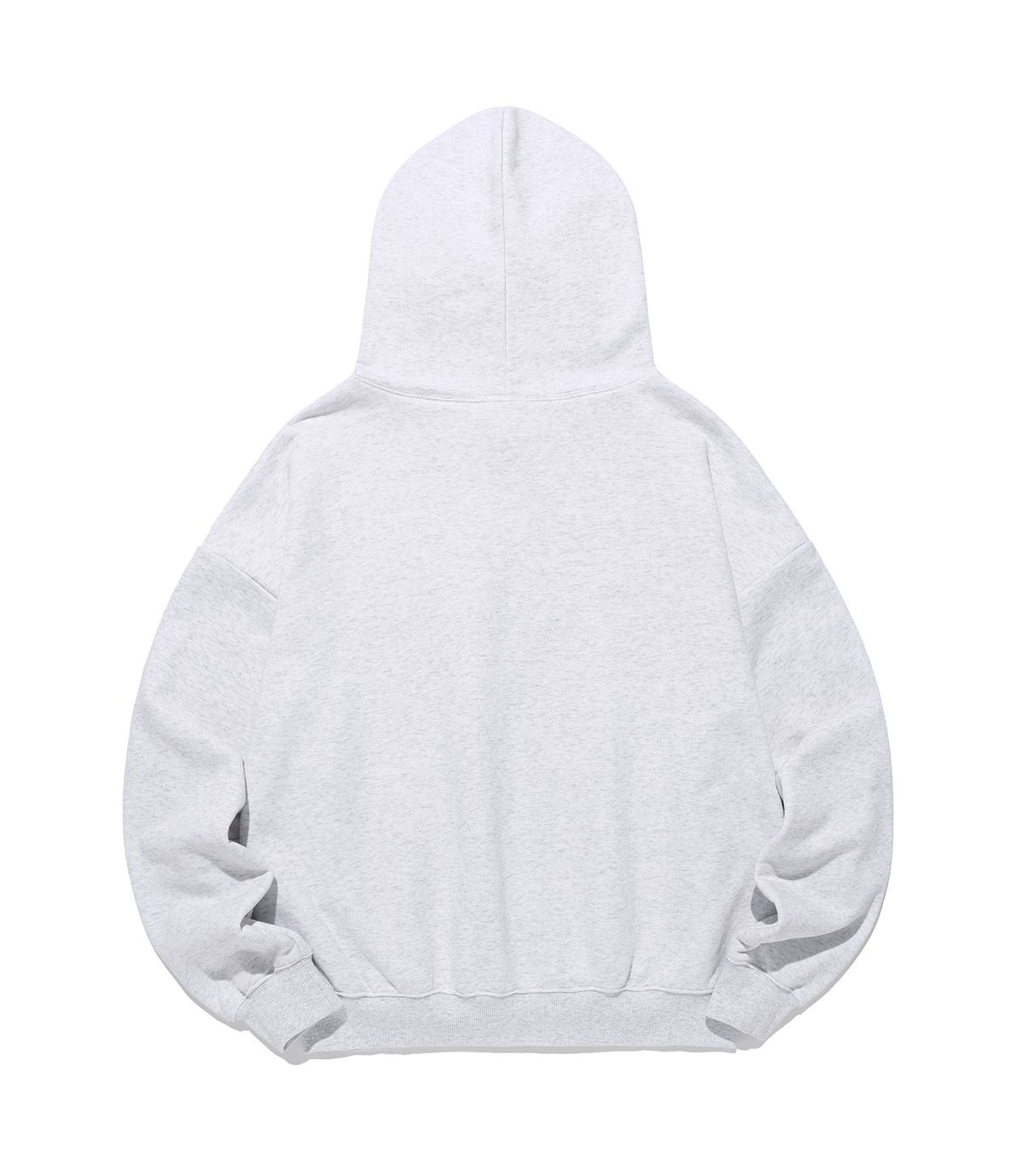 나이스고스트클럽(NICEGHOSTCLUB) 3STAR APPLIQUE HOODIE ZIP UP_LIGHT GREY(NG2GSUM490A)