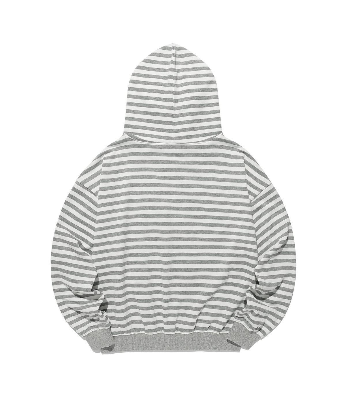 나이스고스트클럽(NICEGHOSTCLUB) STRIPE RUSH 3STAR HOODIE ZIP UP_GREY(NG2GSUM491A)