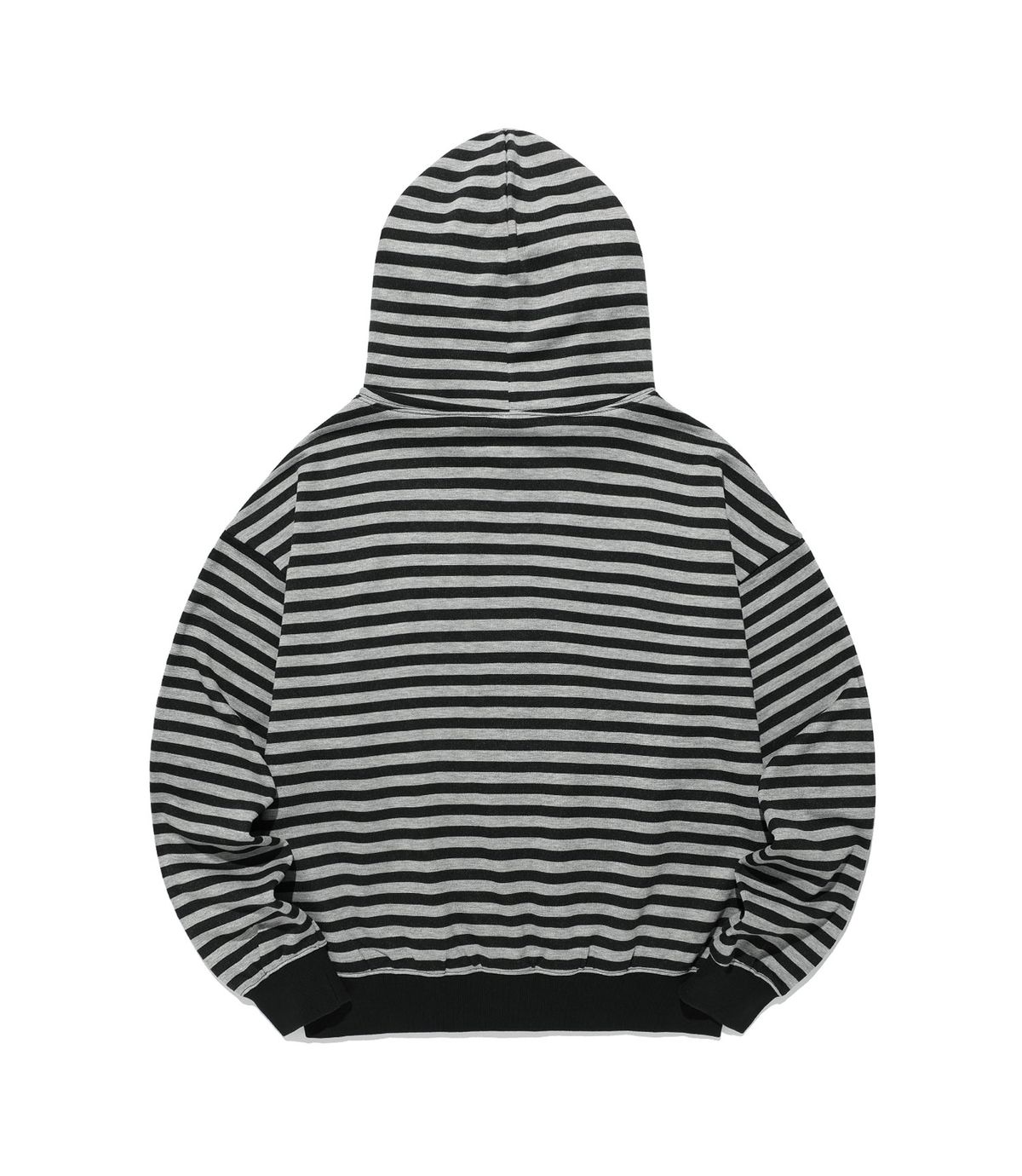 나이스고스트클럽(NICEGHOSTCLUB) STRIPE RUSH 3STAR HOODIE ZIP UP_BLACK(NG2GSUM491A)