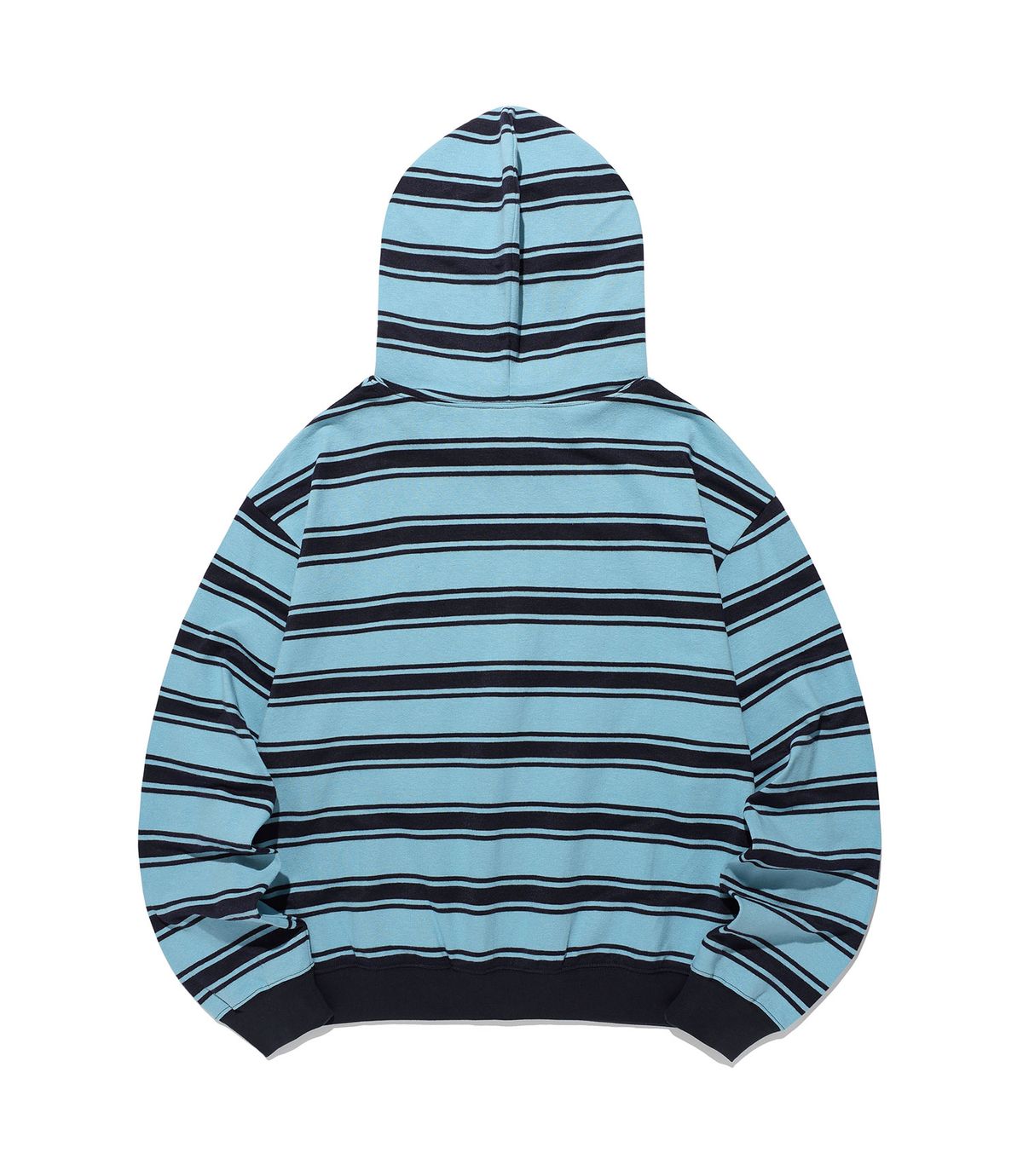 나이스고스트클럽(NICEGHOSTCLUB) MULTI STRIPE 3STAR HOODIE ZIP UP_NAVY(NG2GSUM494A)