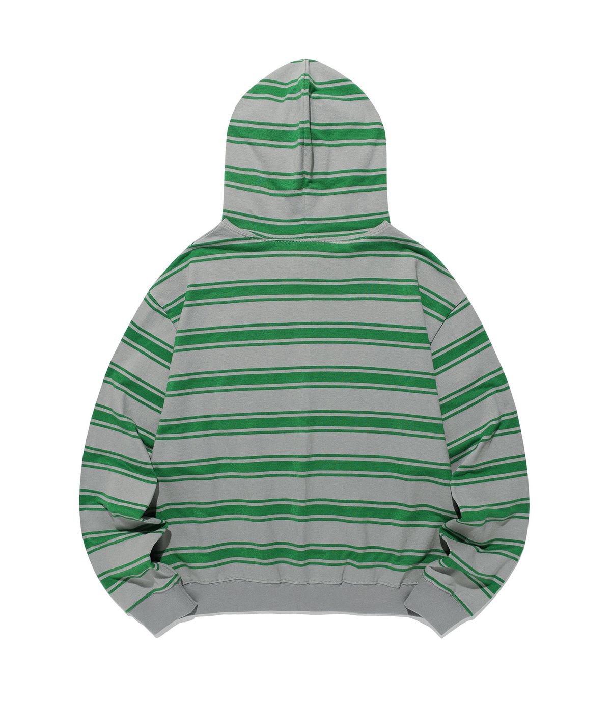 나이스고스트클럽(NICEGHOSTCLUB) MULTI STRIPE 3STAR HOODIE ZIP UP_GREY(NG2GSUM494A)