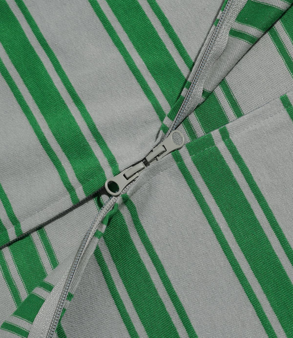 나이스고스트클럽(NICEGHOSTCLUB) MULTI STRIPE 3STAR HOODIE ZIP UP_GREY(NG2GSUM494A)
