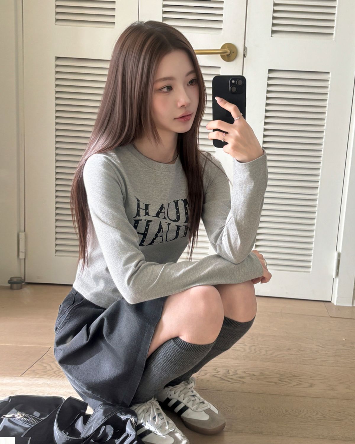 무아무아(MUAHMUAH) 하트 포인트 크롭 티셔츠 [6color]