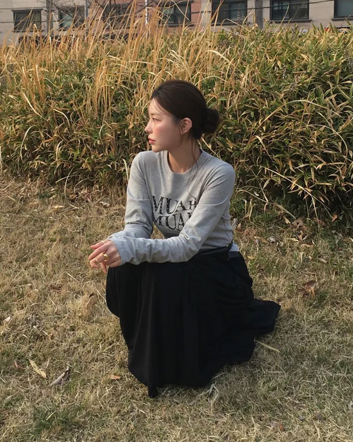 무아무아(MUAHMUAH) 하트 포인트 크롭 티셔츠 [6color]