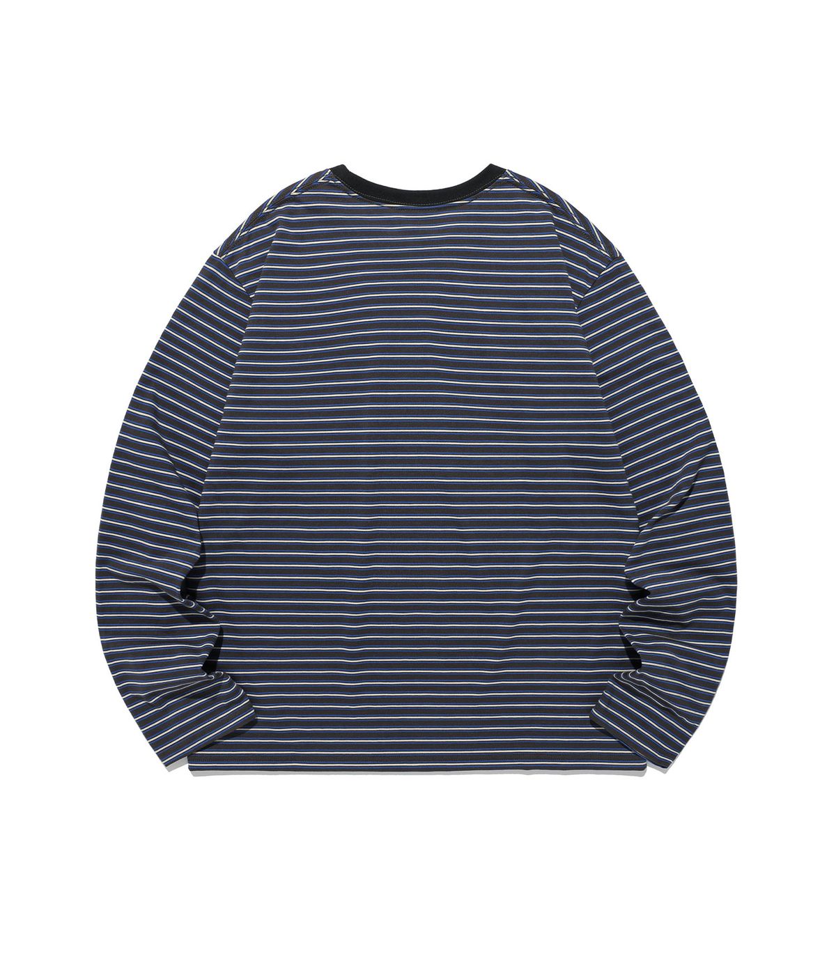 나이스고스트클럽(NICEGHOSTCLUB) STRIPE 3STAR LS TEE_CHARCOAL(NG2GSUT562A)