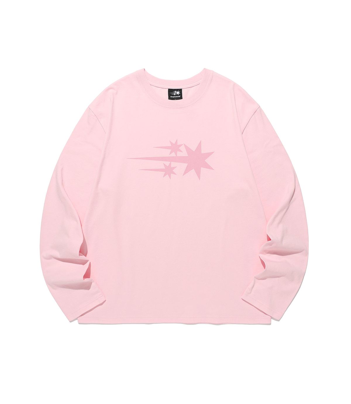 나이스고스트클럽(NICEGHOSTCLUB) 3STAR LS TEE_LIGHT PINK(NG2GSUT561A)