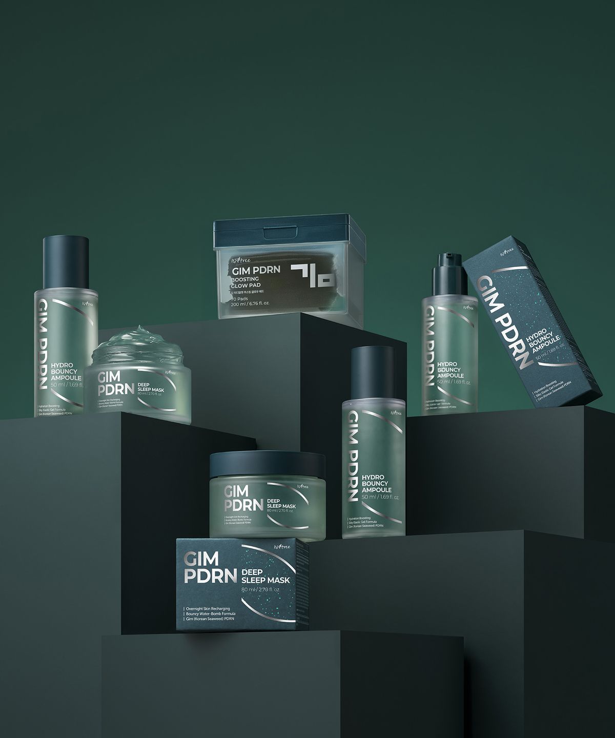 이즈앤트리(ISNTREE) 김 PDRN 부스팅 글로우 패드 70매 (증정: 플럼 부스터 2ml 2EA)