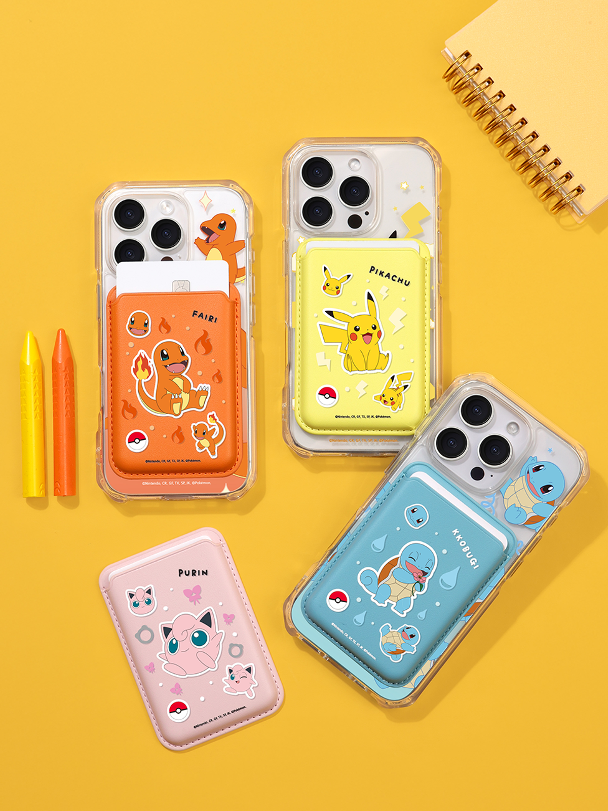 디자인스킨(DESIGNSKIN) [그래픽마켓] 맥세이프 레더 포켓_포켓몬