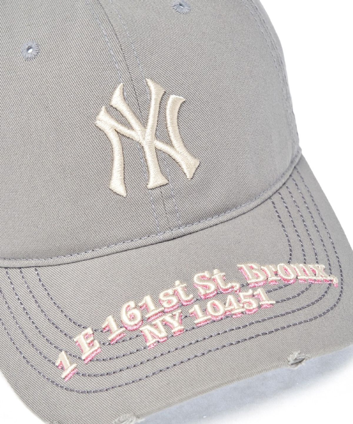 엠엘비(MLB) 스트릿 어드레스 언스트럭쳐 볼캡 NY (Grey)