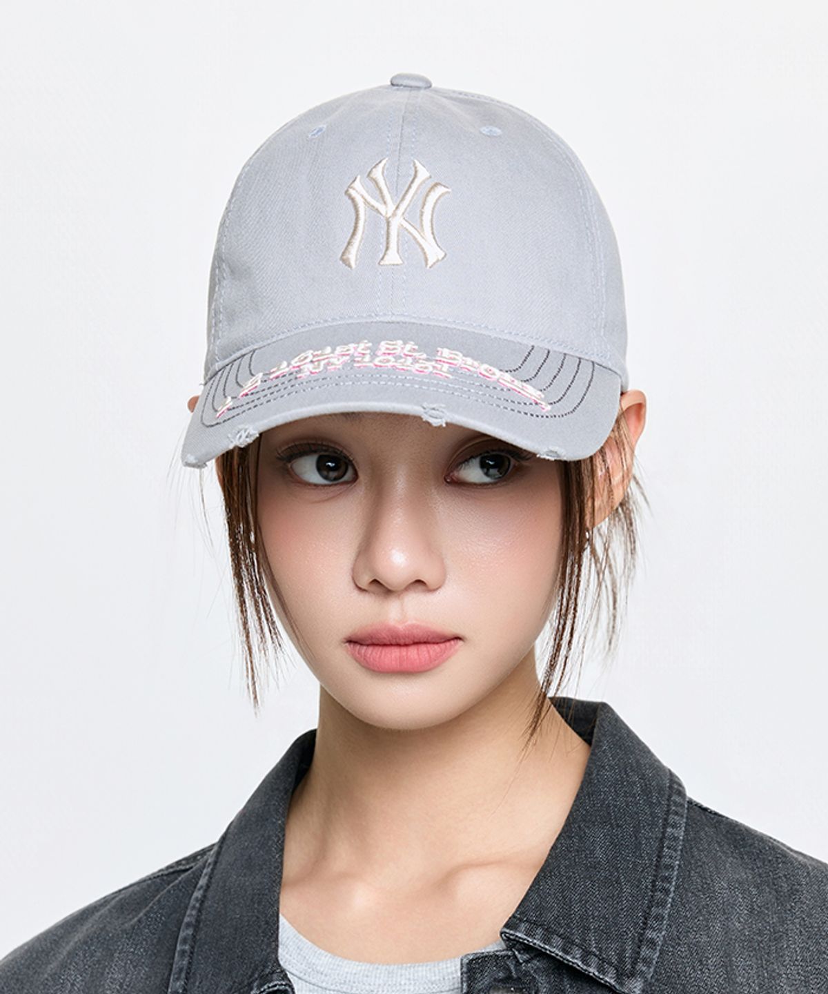 엠엘비(MLB) 스트릿 어드레스 언스트럭쳐 볼캡 NY (Grey)