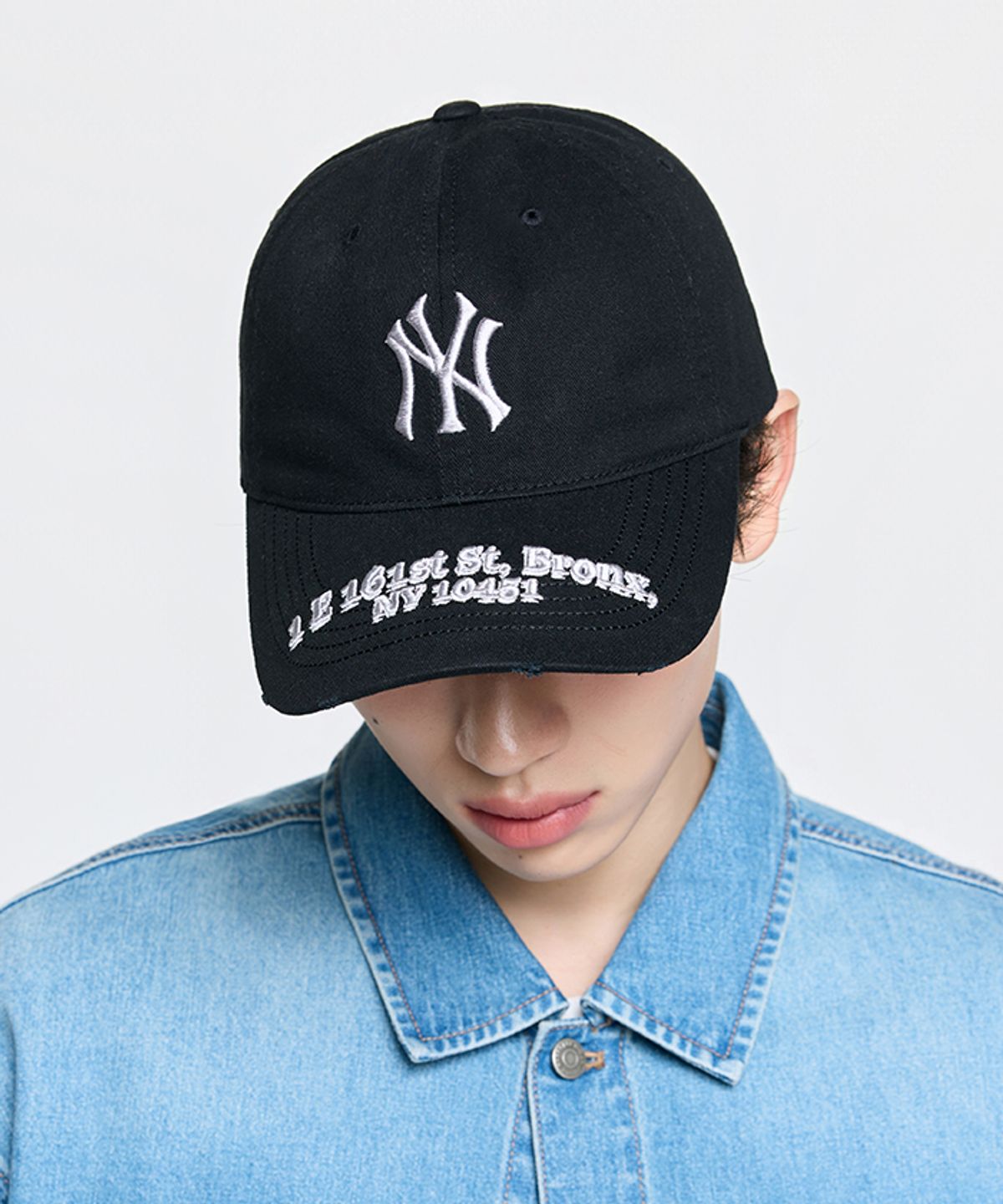 엠엘비(MLB) 스트릿 어드레스 언스트럭쳐 볼캡 NY (Black)