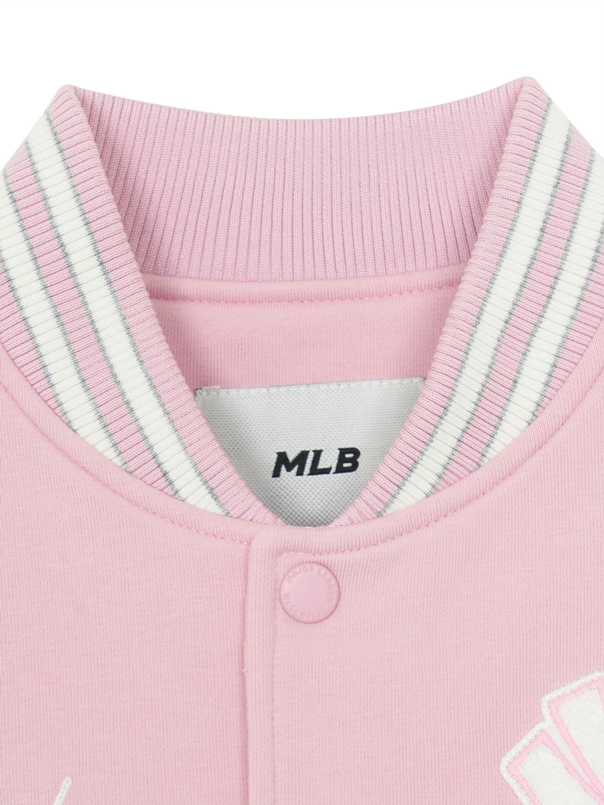 엠엘비 키즈(MLB KIDS) 스포티브 와펜 바시티 패딩 점퍼 NY (Mg.Pink)