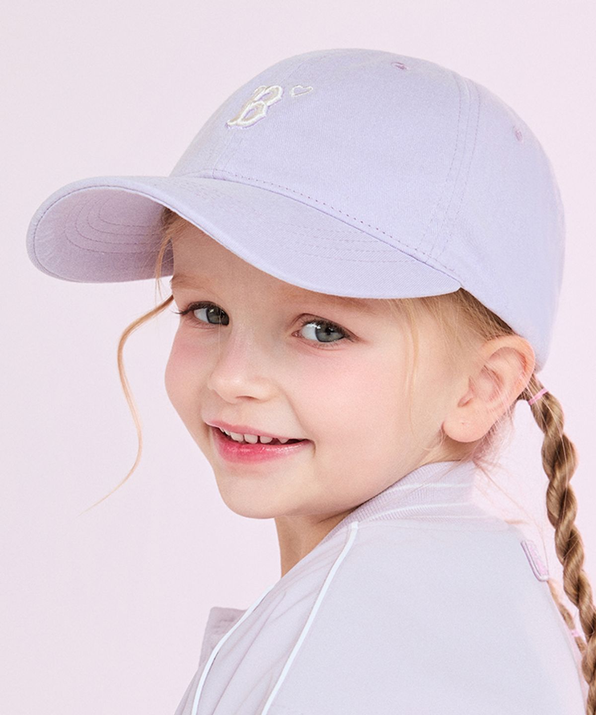 엠엘비 키즈(MLB KIDS) 여아 하트 스트릿 루키 볼캡 BOS (Violet)
