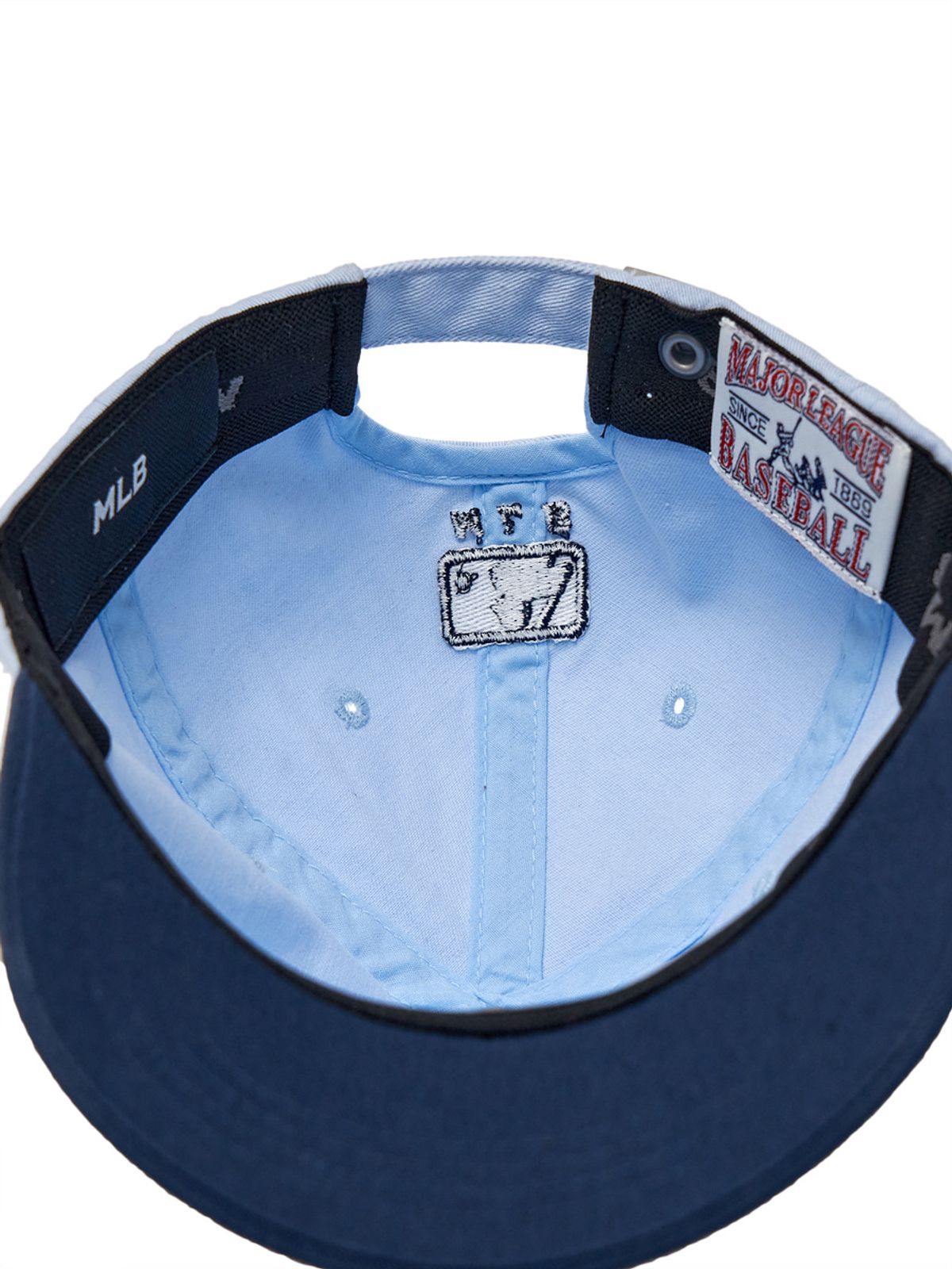 엠엘비 키즈(MLB KIDS) 메가베어 배색 볼캡 LA (Sky blue)