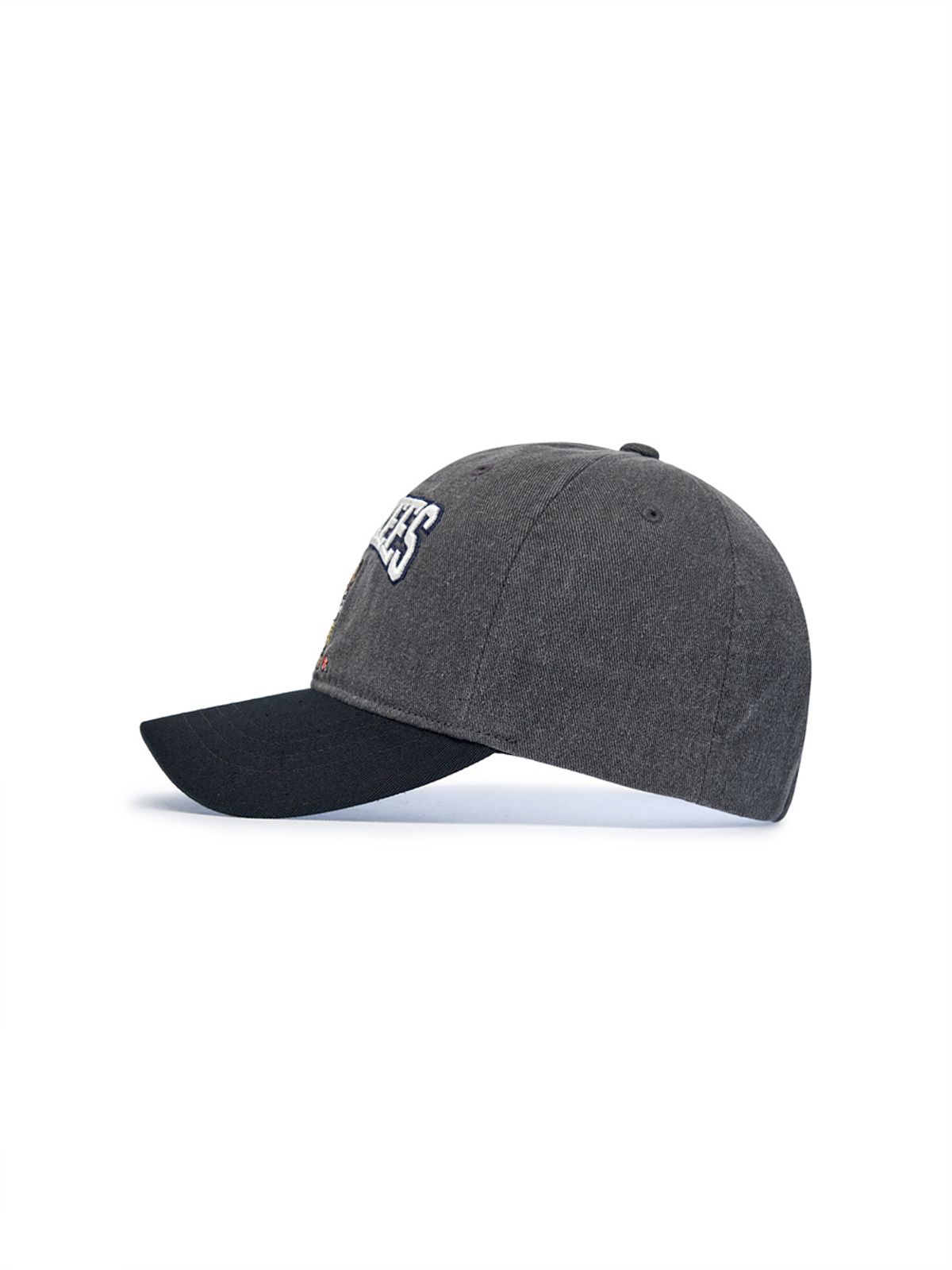 엠엘비 키즈(MLB KIDS) 메가베어 워싱 배색 볼캡 NY (D.Grey)