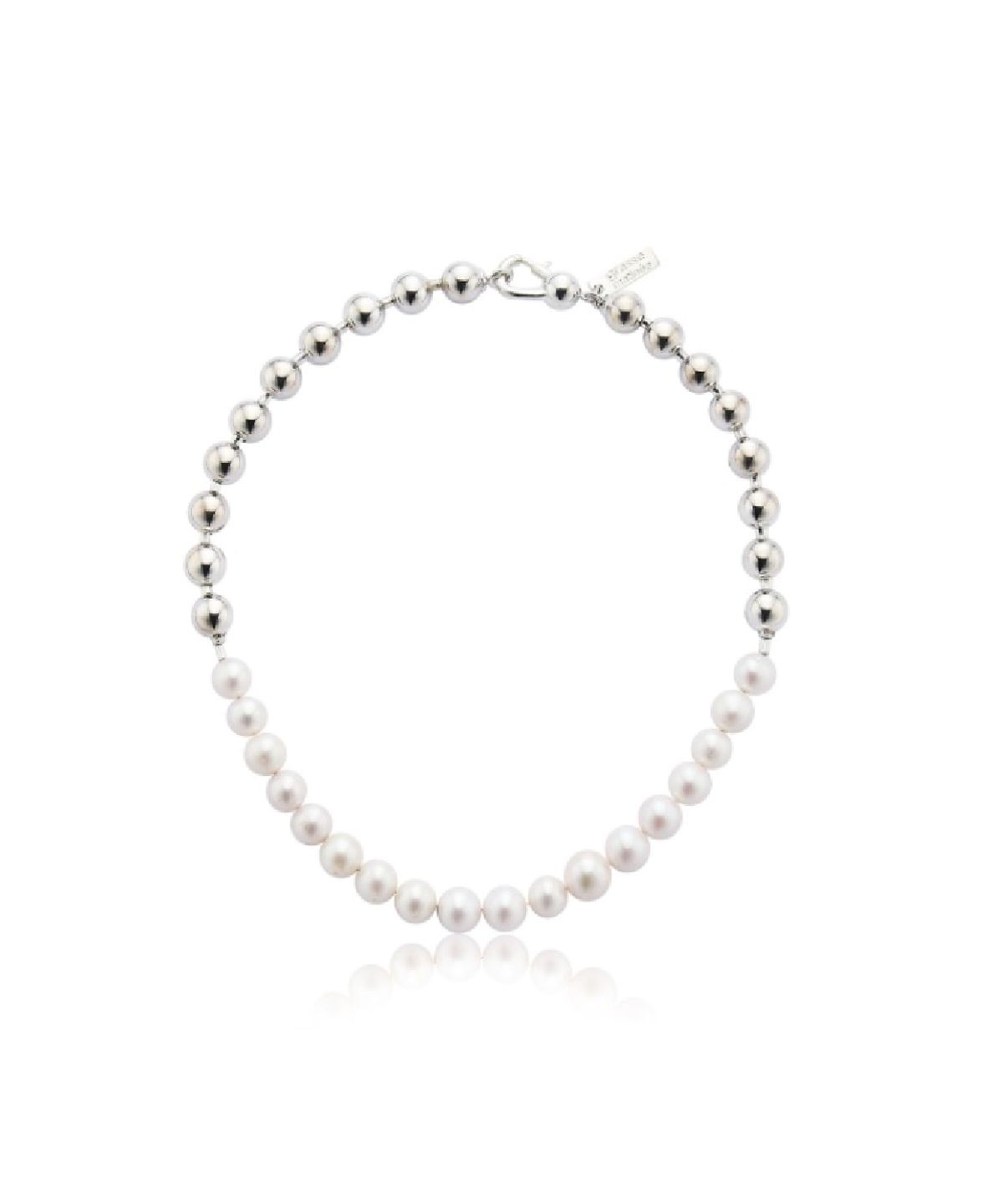 그라스마티네(GRASSE MATINEE) Ball Chain Pearl Necklace