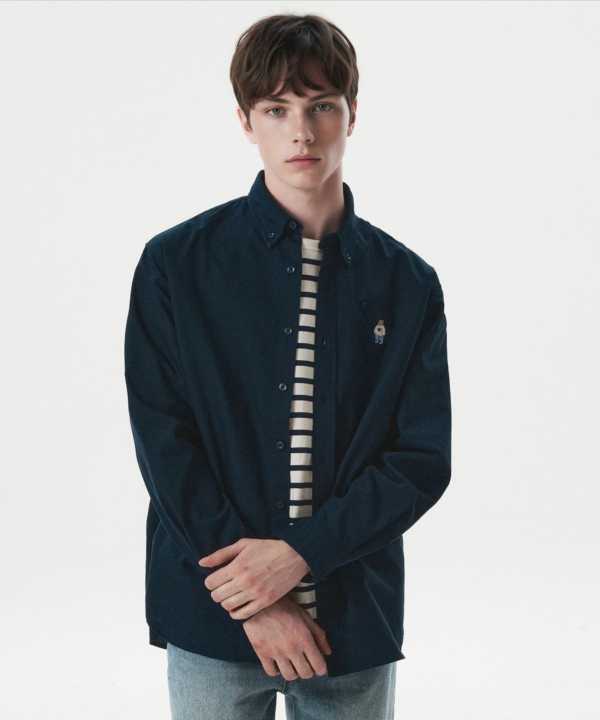 후아유(WHO.A.U) Steve Oxfort Shirts / WHYWG2311U