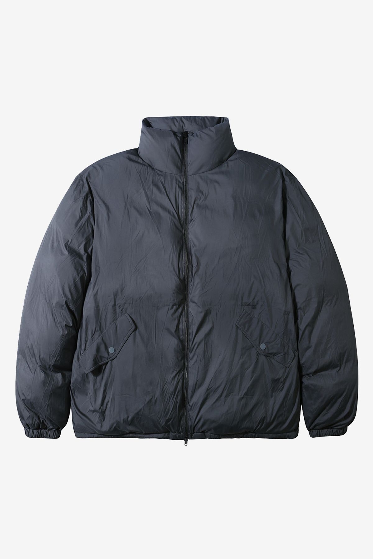 르몽생미셸(LE MONT ST MICHEL) MILIO - REVERSIBLE JACKET_Dark grey