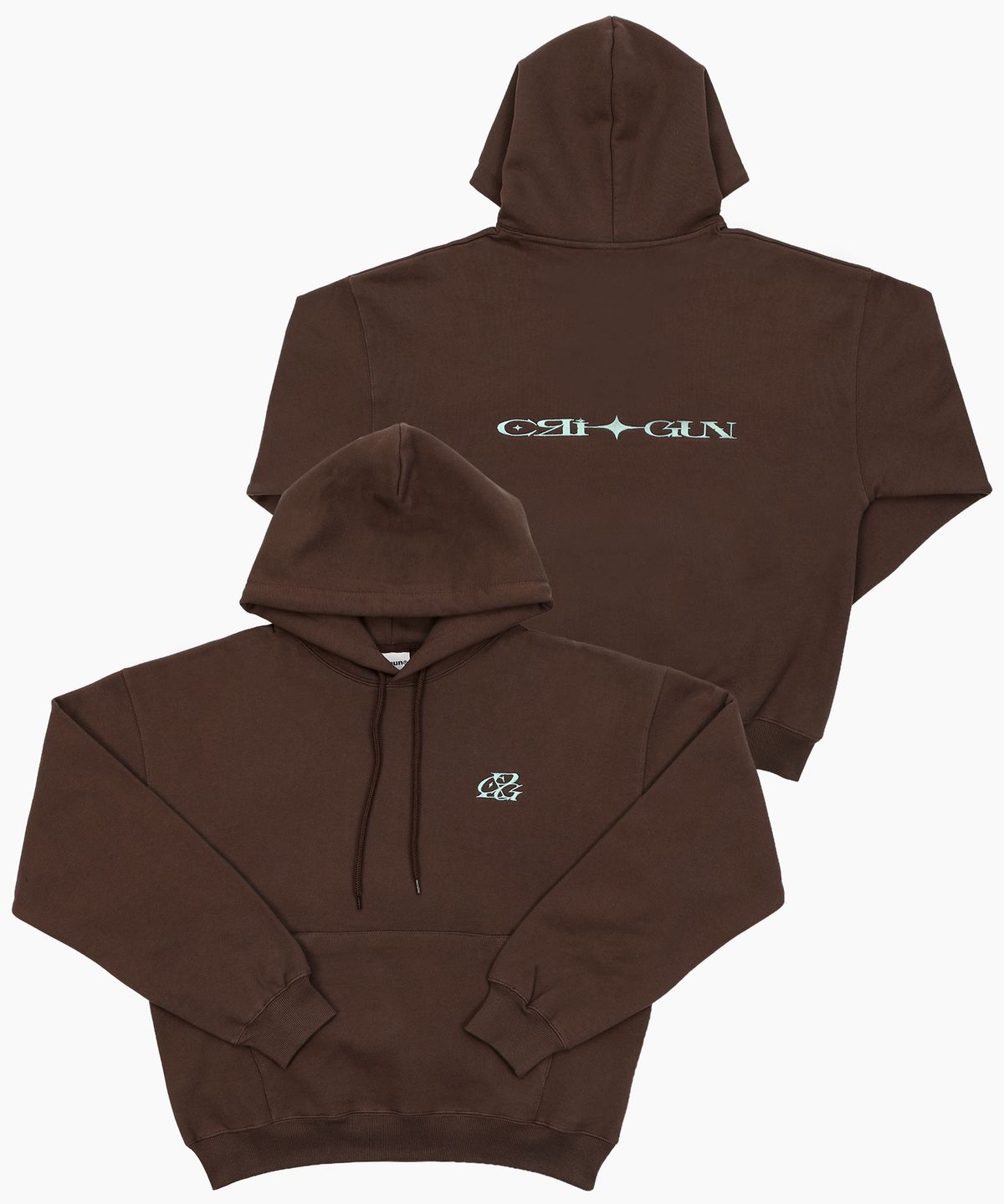 크리건(CRIGUN) ESSENTIAL HOODIE BROWN