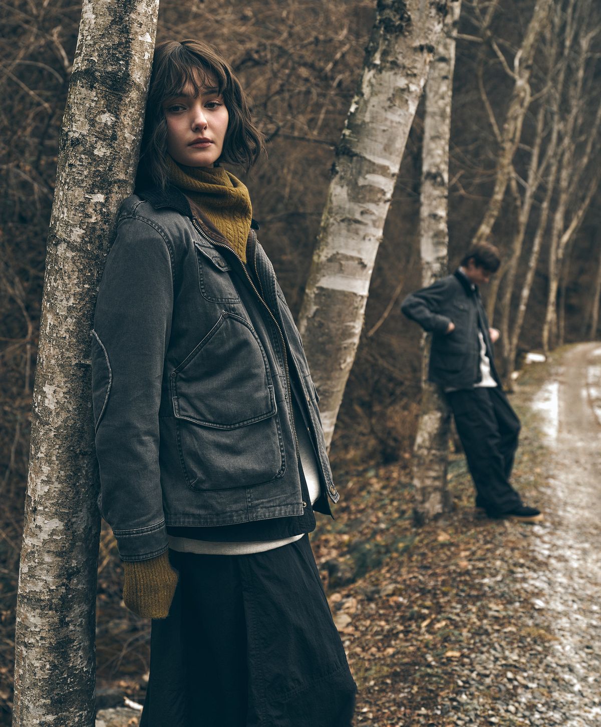 누크피터(NUUKFITTER) HUNTER VINTAGE WASHED COTTON JACKET [BLACK]