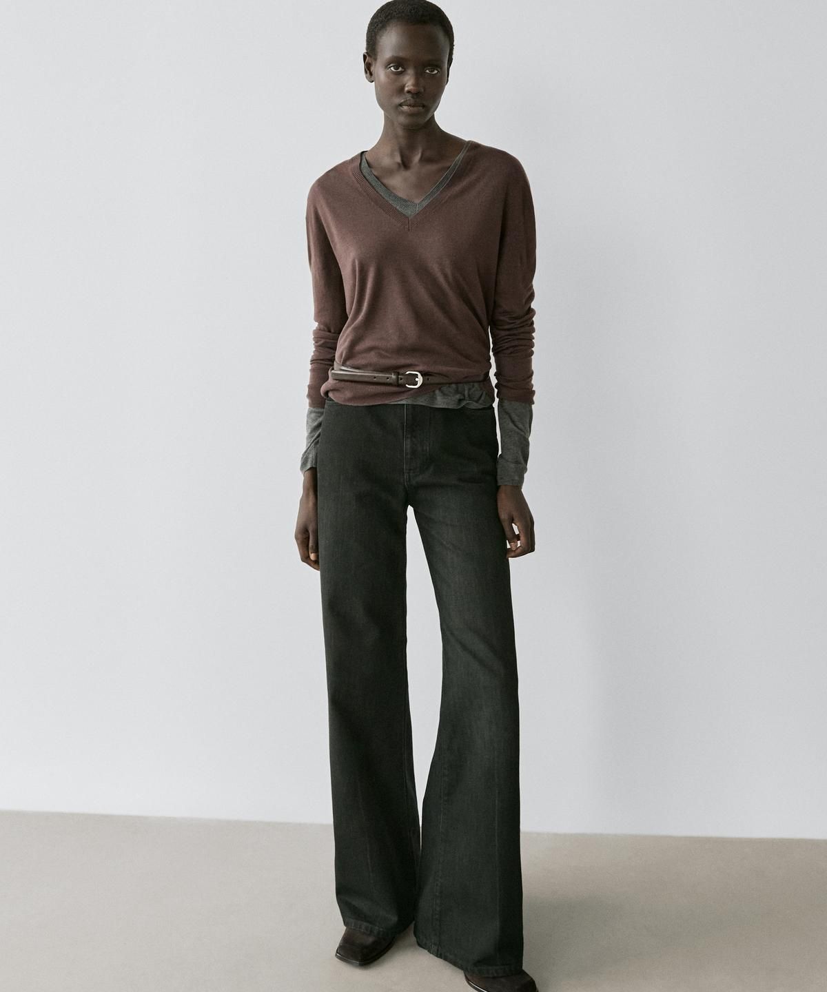 마시모두띠(MASSIMO DUTTI) 스트레이트핏 진