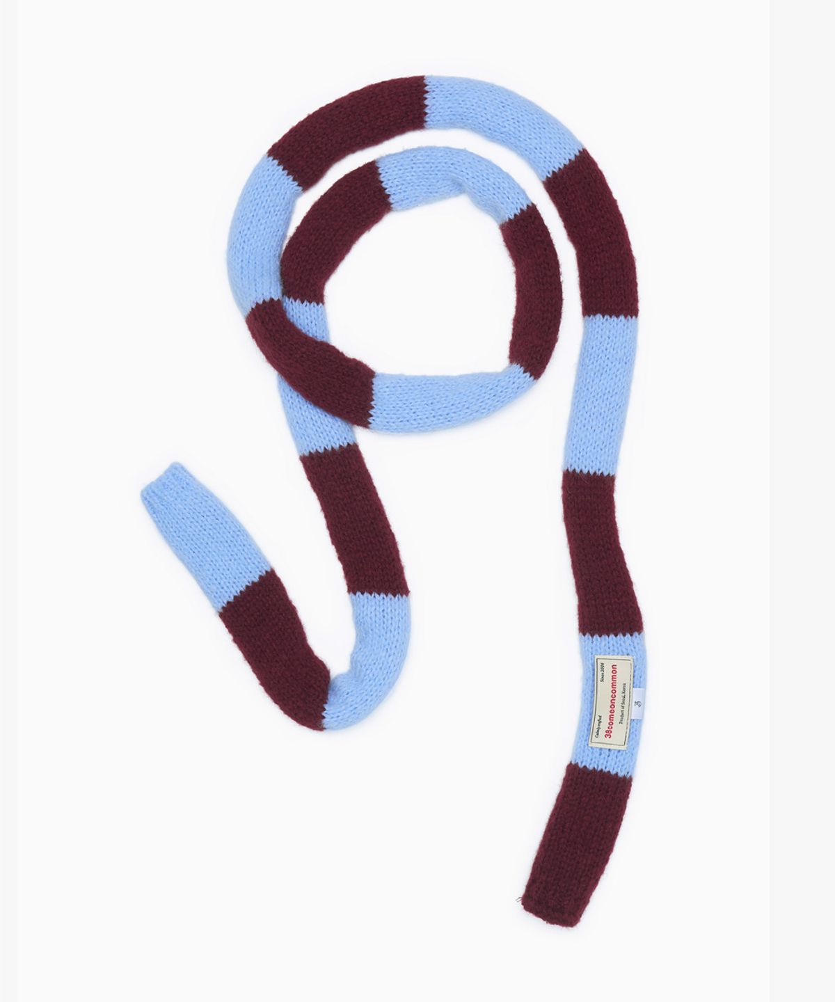 38컴온커먼(38COMEONCOMMON) Mohair Blend Slim Muffler (Sky Blue)