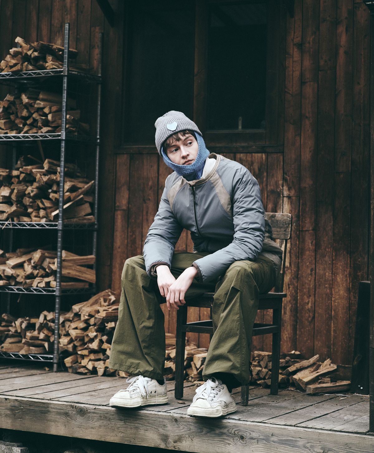누크피터(NUUKFITTER) CIRRUS REVERSIBLE DOWN JUMPER_MEN [BEIGE]