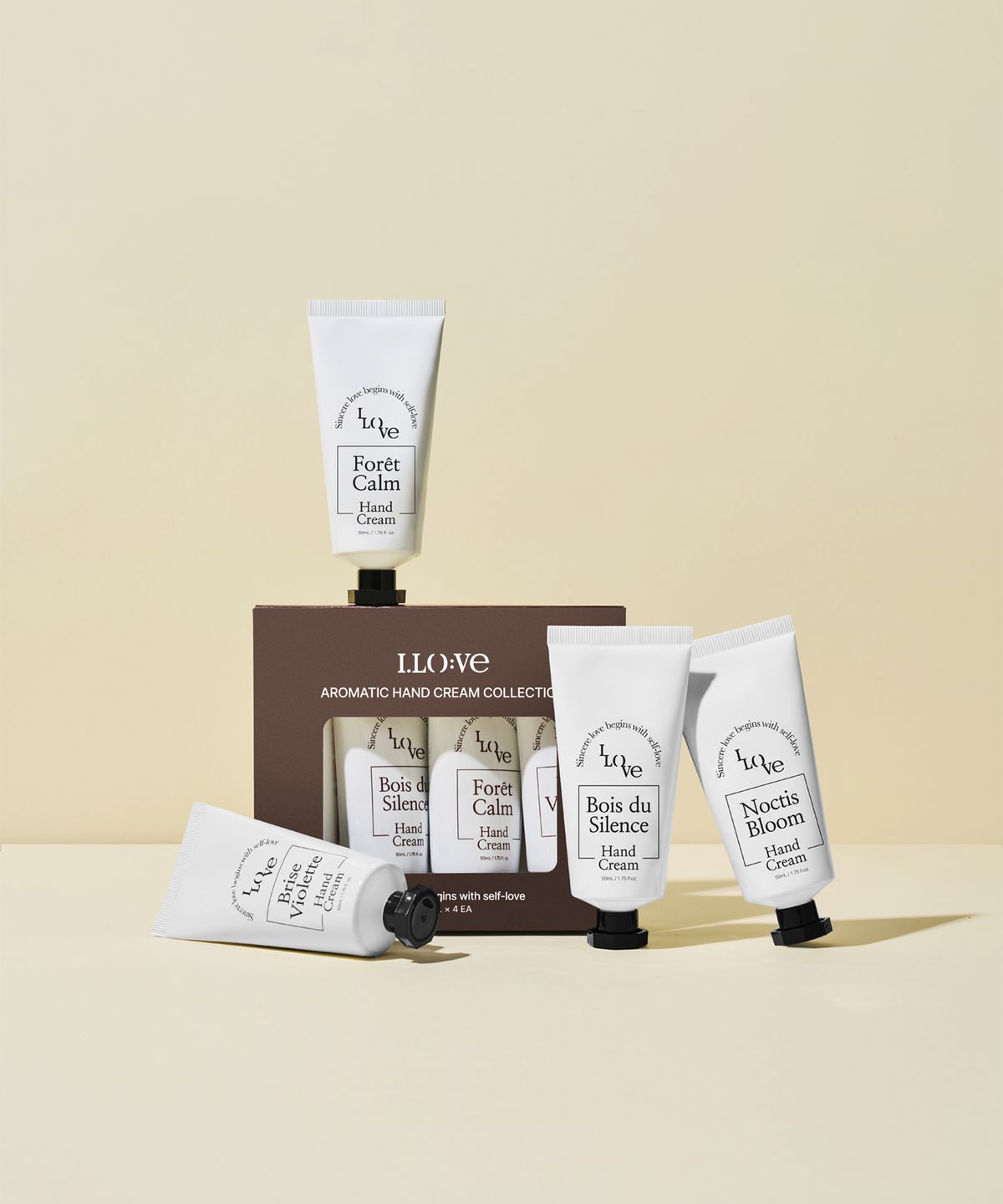 아이로베(ILOVE) [SET] 아이로베 아로마틱 핸드크림 4종 컬렉션 + 헥사리온 라이스 피디알엔 코어핏 앰플 크림 50ml