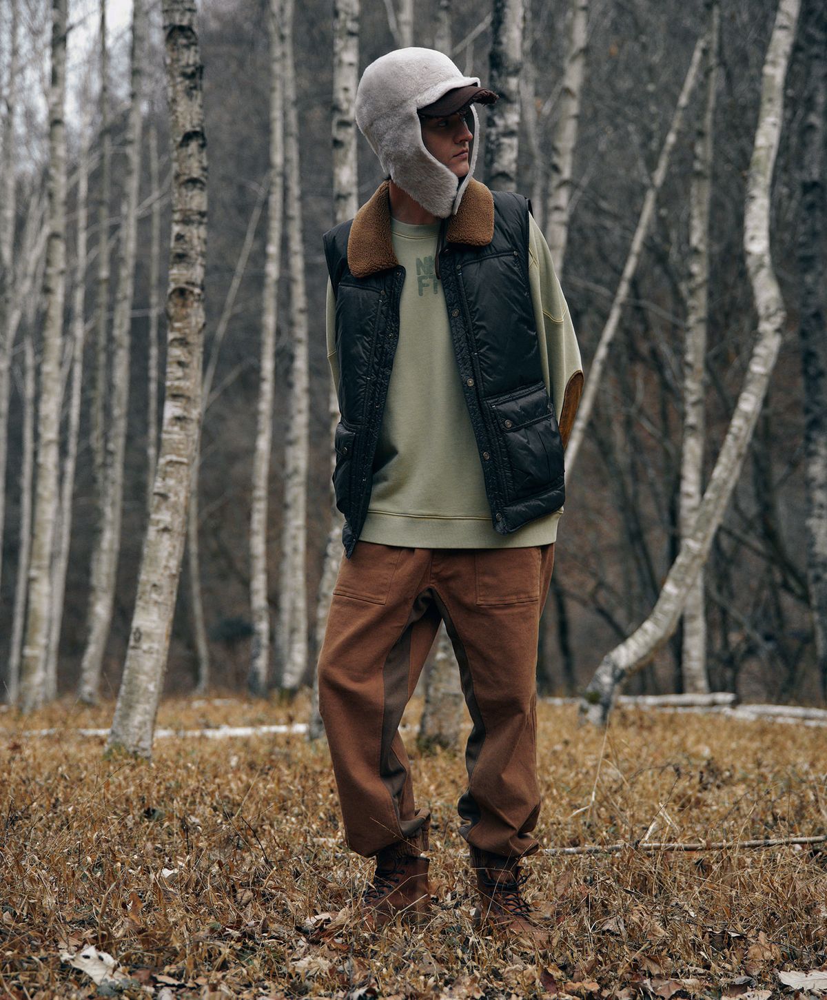누크피터(NUUKFITTER) PADDING HUNTER VEST [KHAKI] 헌터 패딩 베스트 포켓 경량 조끼 카키