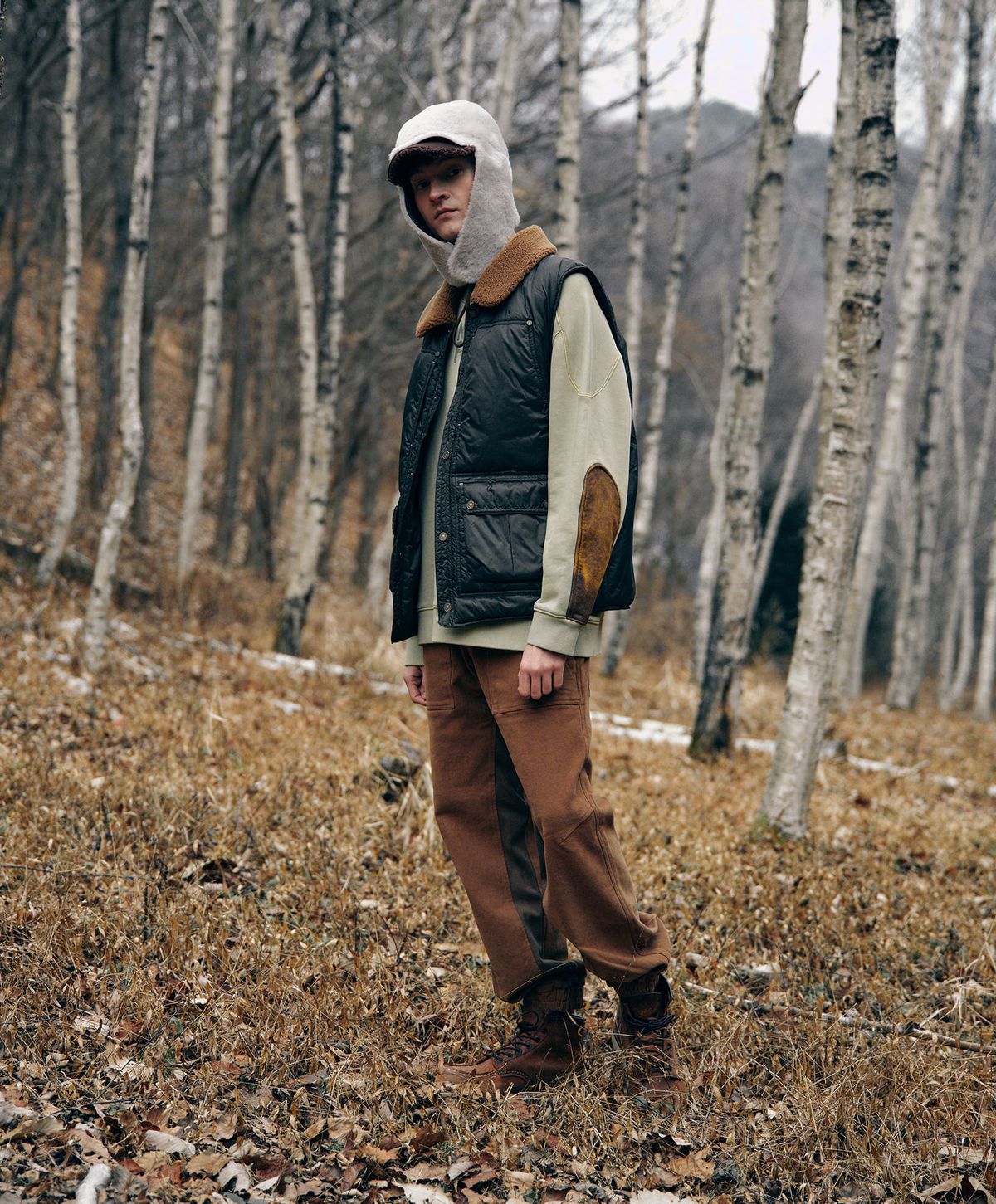 누크피터(NUUKFITTER) PADDING HUNTER VEST [KHAKI] 헌터 패딩 베스트 포켓 경량 조끼 카키