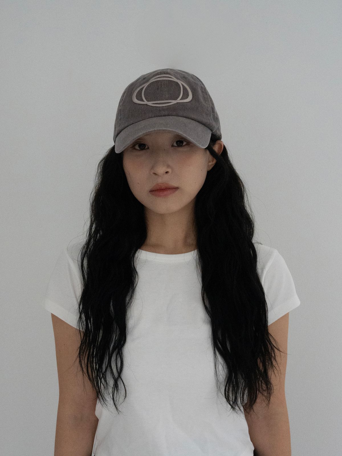 몰마농(MOLMANON) WASHED CIRCLE CAP - PURPLE